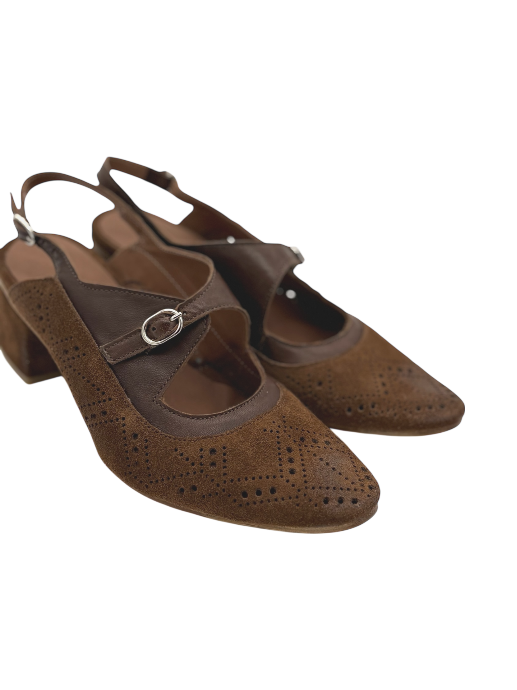 Scarpa camoscio donna Kudetà Tabacco  - 614405 -