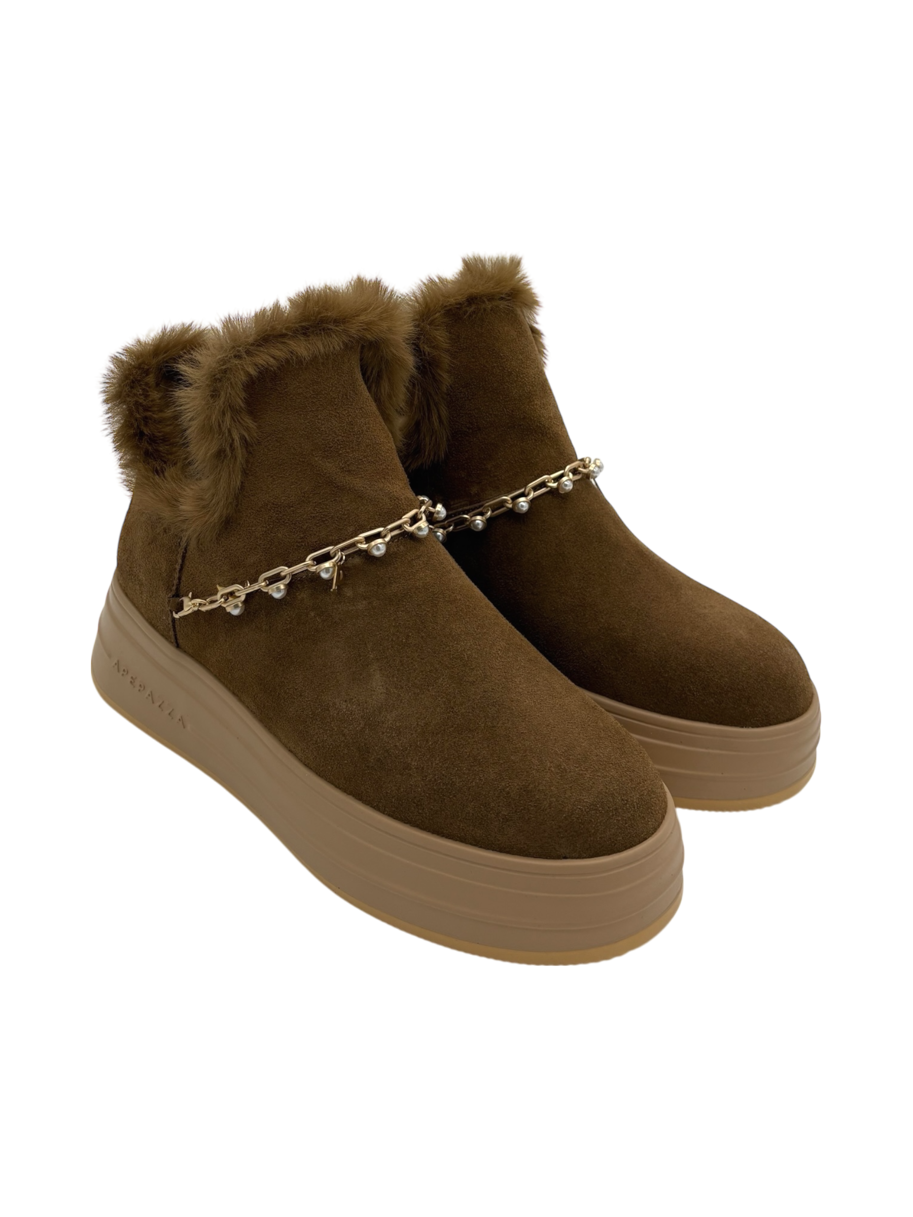 Scarpa donna Apepazza Cognac  -Leila-