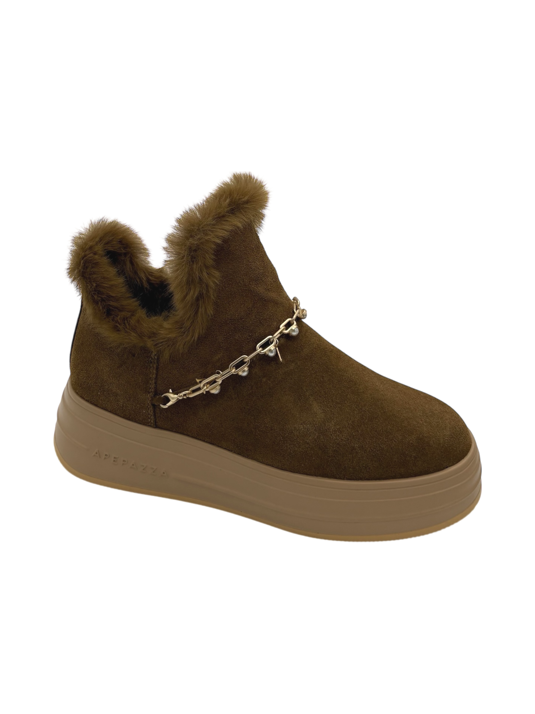 Scarpa donna Apepazza Cognac  -Leila-