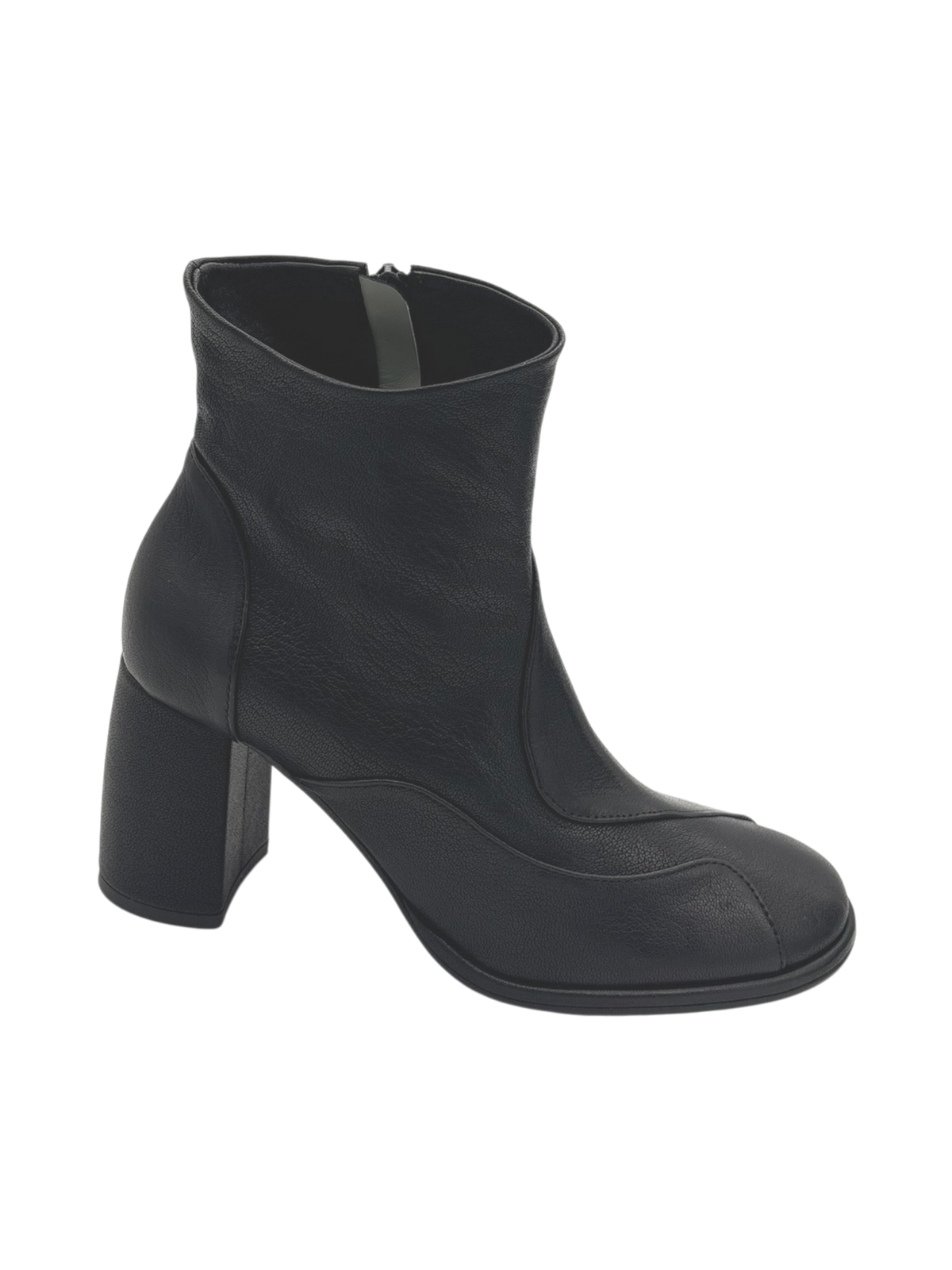 Stivaletto donna in pelle Malloni 35018 Nero