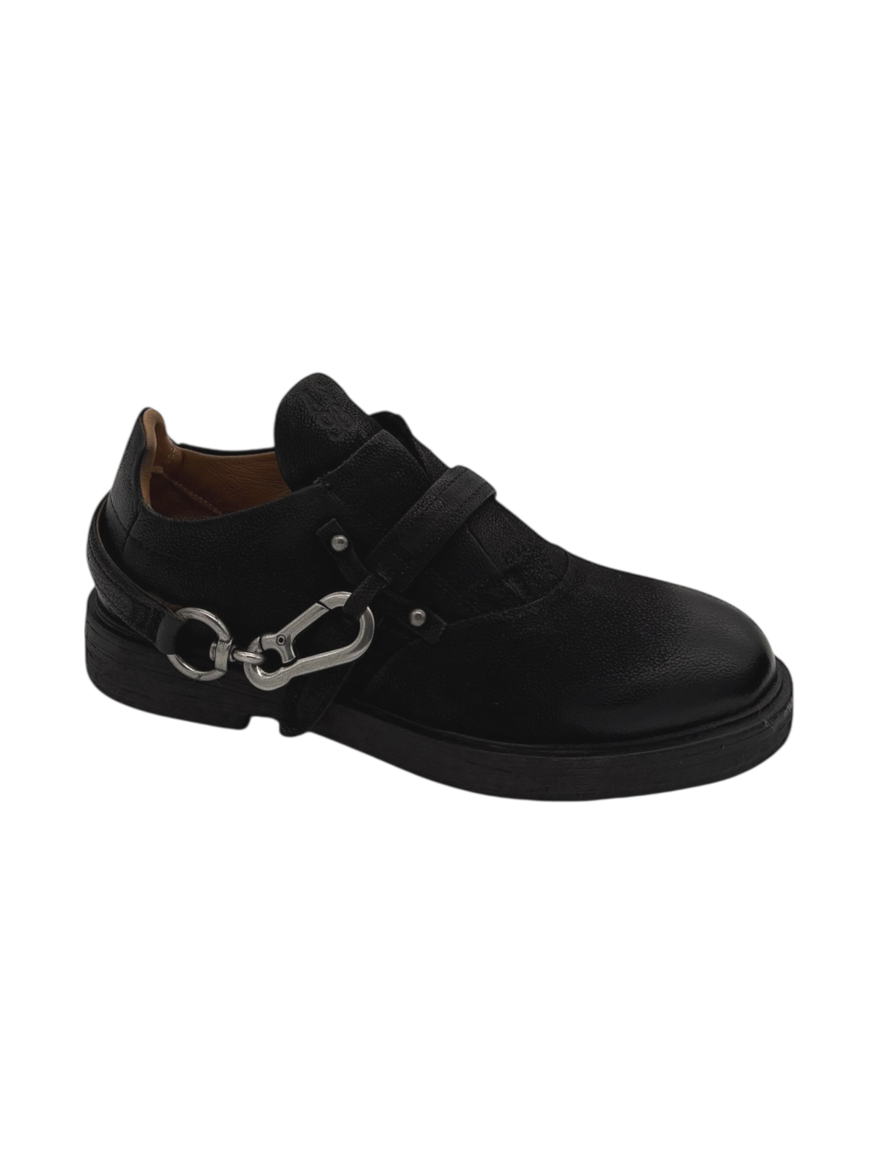 Scarpa pelle donna AS98 Black - C17108 -