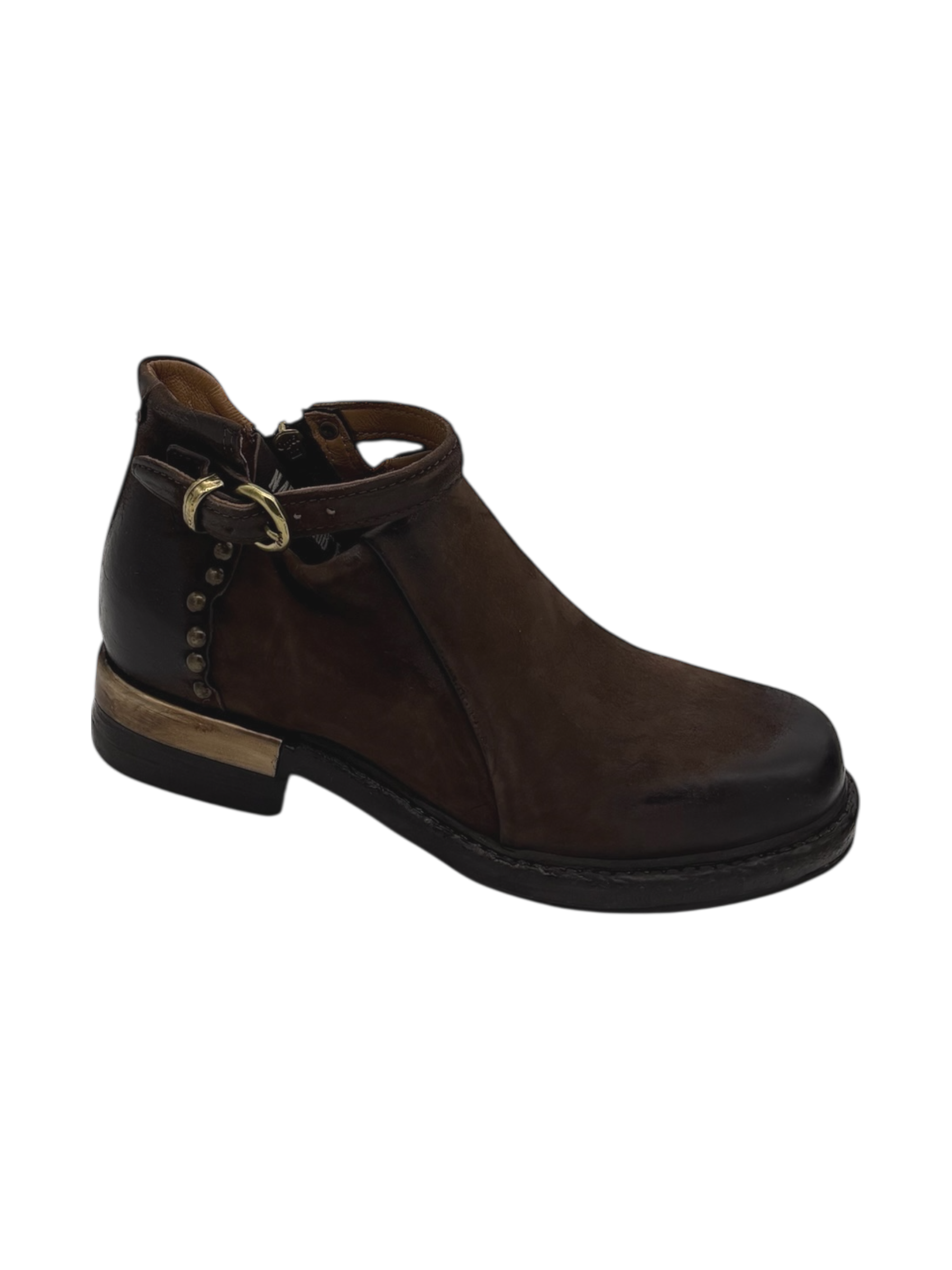 Scarpa pelle donna AS98 Ebano - B80233 -