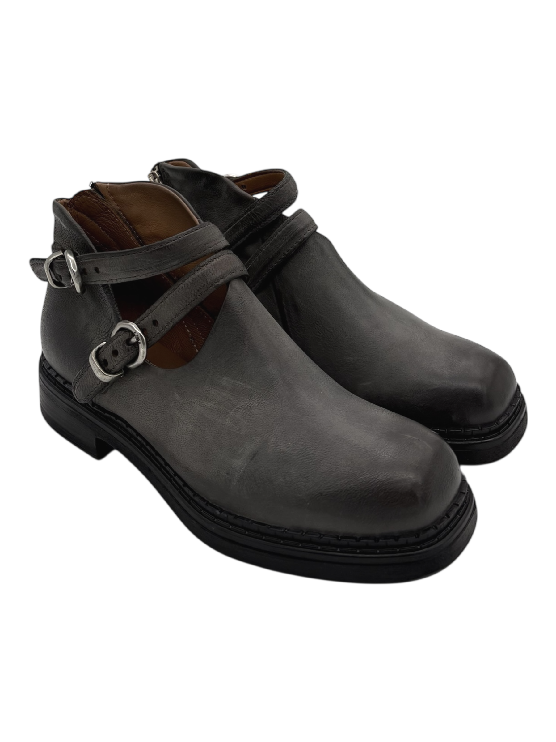 Scarpa pelle donna AS98 Smoke - C15104 -