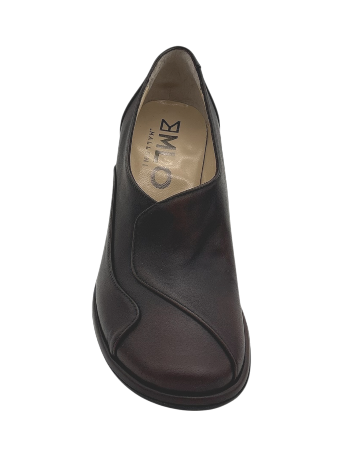 Scarpa donna in pelle Malloni 35017 Cacao
