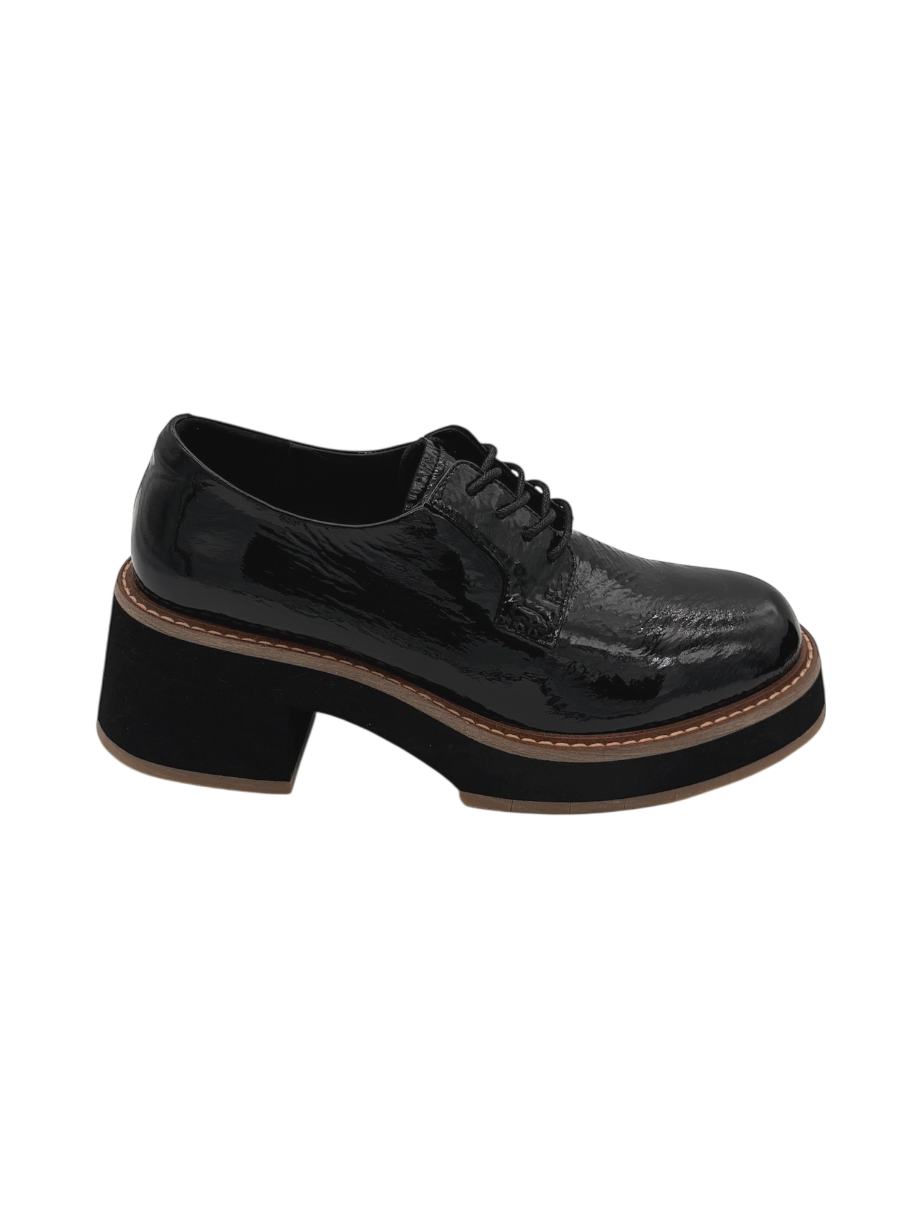 Scarpa pelle donna Miss Olivia Nero - Paloma D3 -