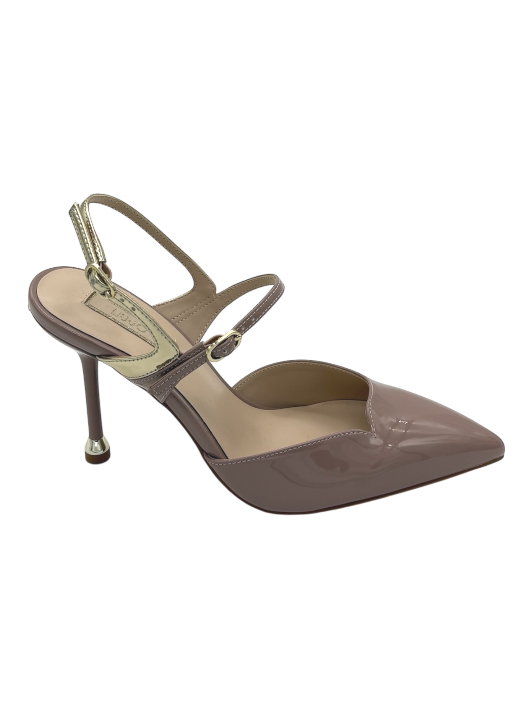 Sling Back in pelle LIUJO Nude  - Demi 13 -