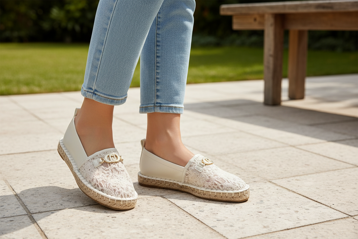 Espadrillas LIUJO Milk Macram - Capri 04 -