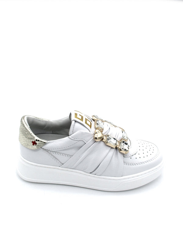 Sneaker pelle donna GIO+ Combi Luxury White - ADA40 -