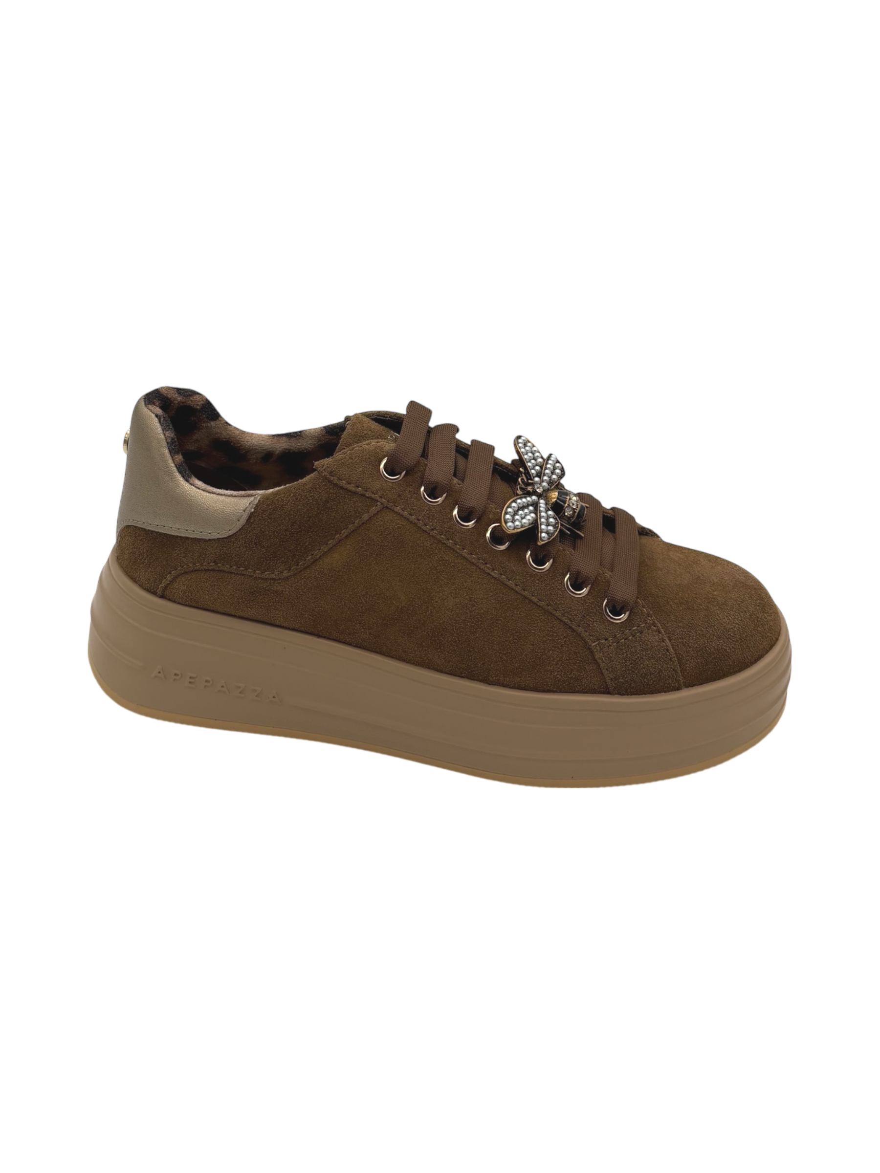 Sneakers donna Apepazza Cognac  -Lilla-