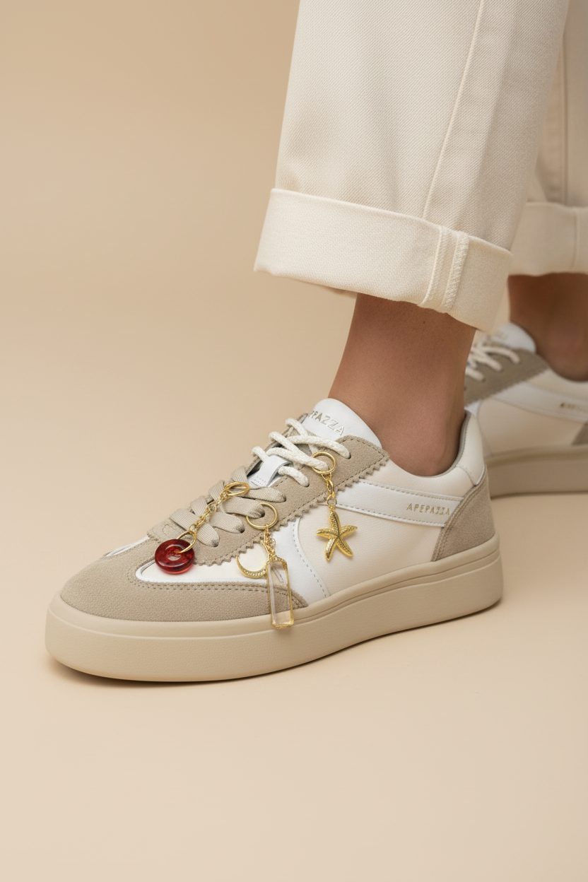 Sneakers Donna Apepazza Avorio Iris 02