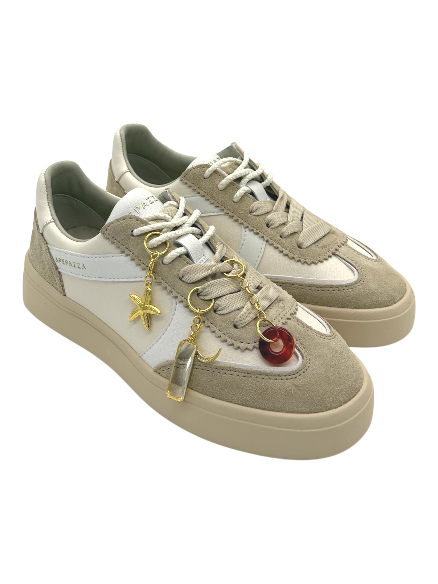 Sneakers donna Apepazza Cream   -Iris 02-