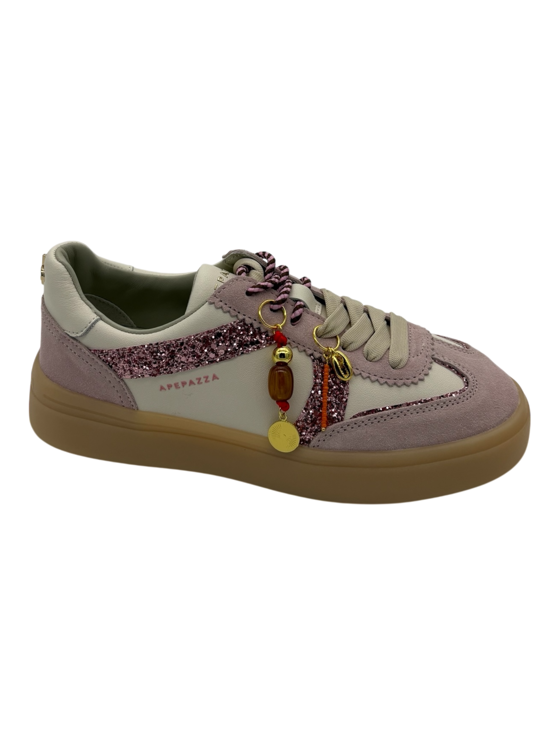 Sneakers donna Apepazza Cream Pink  -Iris 02-