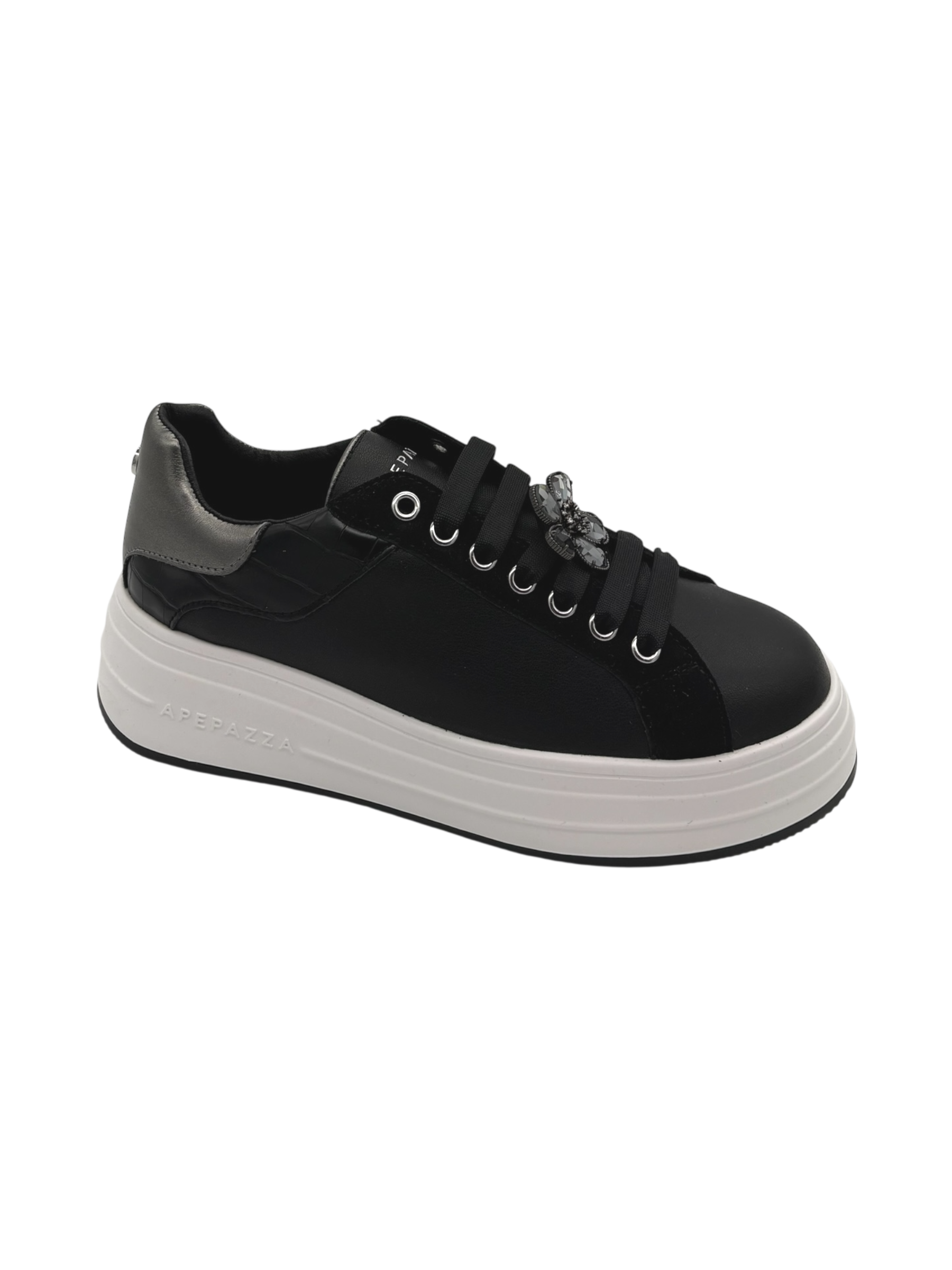 Sneakers donna Apepazza Black  -Lola-