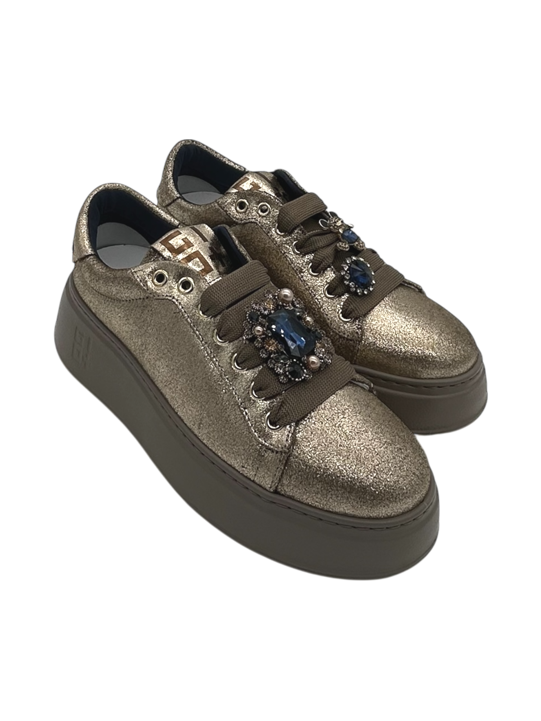 Sneakers pelle donna GIO+ Gold Chic - PIA 424 -