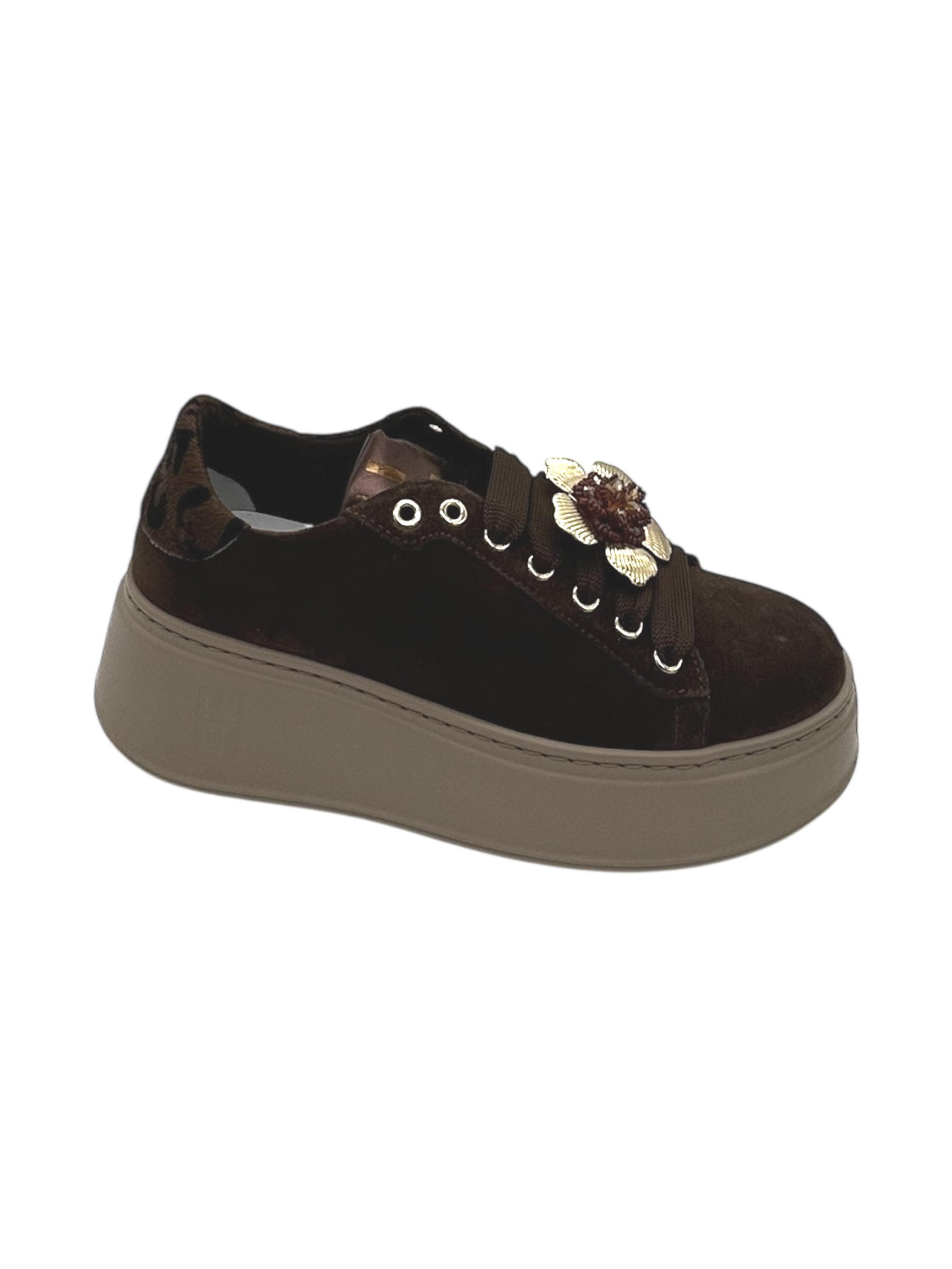 Sneakers camoscio donna GIO+ Cioccolato - PIA 408A -