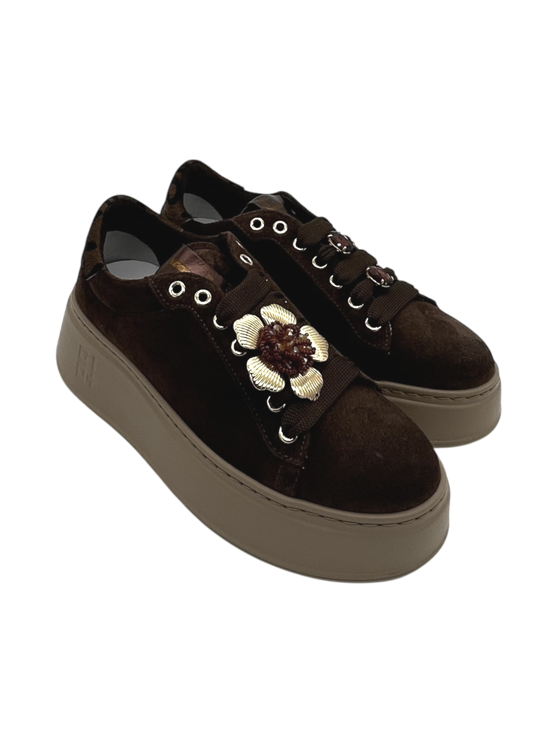 Sneakers camoscio donna GIO+ Cioccolato - PIA 408A -