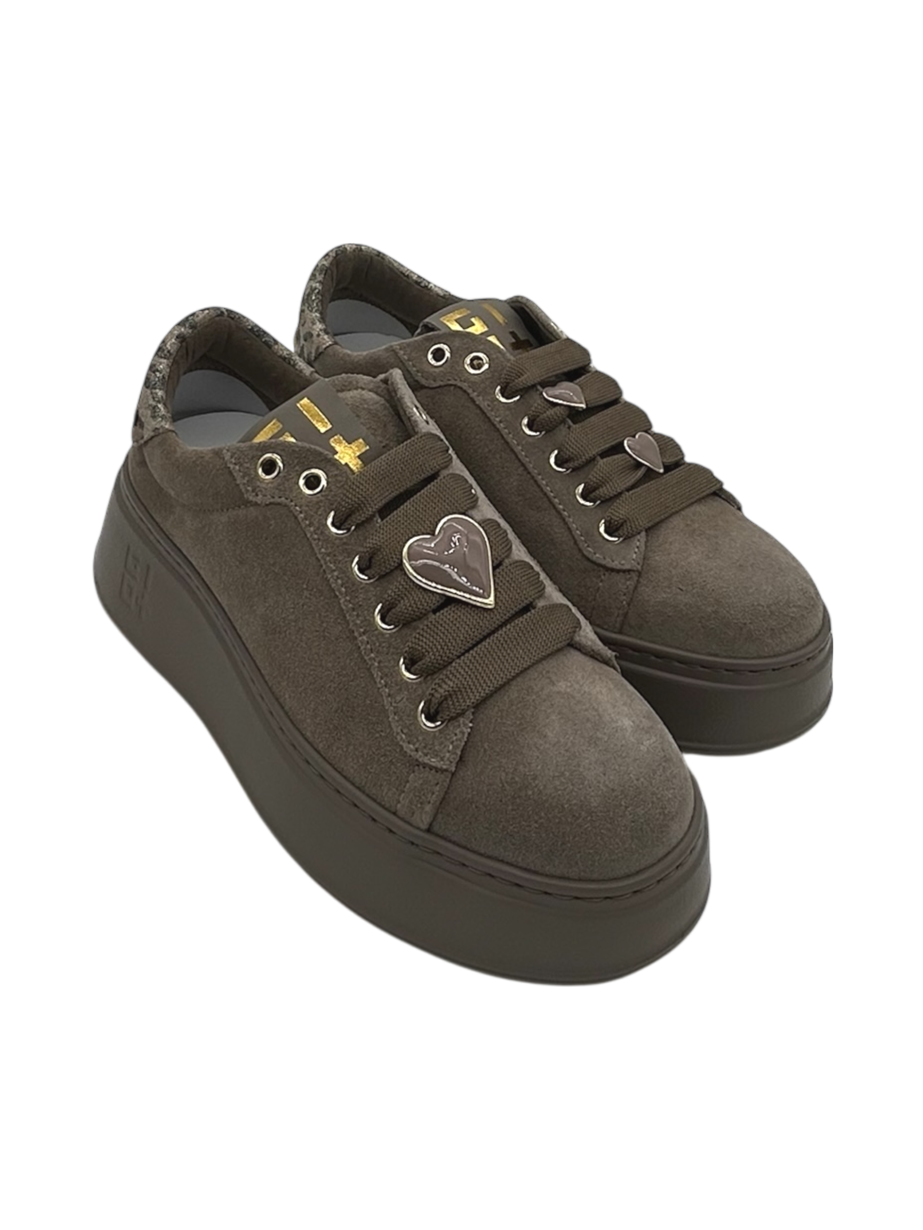 Sneakers camoscio donna GIO+ Tortora - PIA 430A -