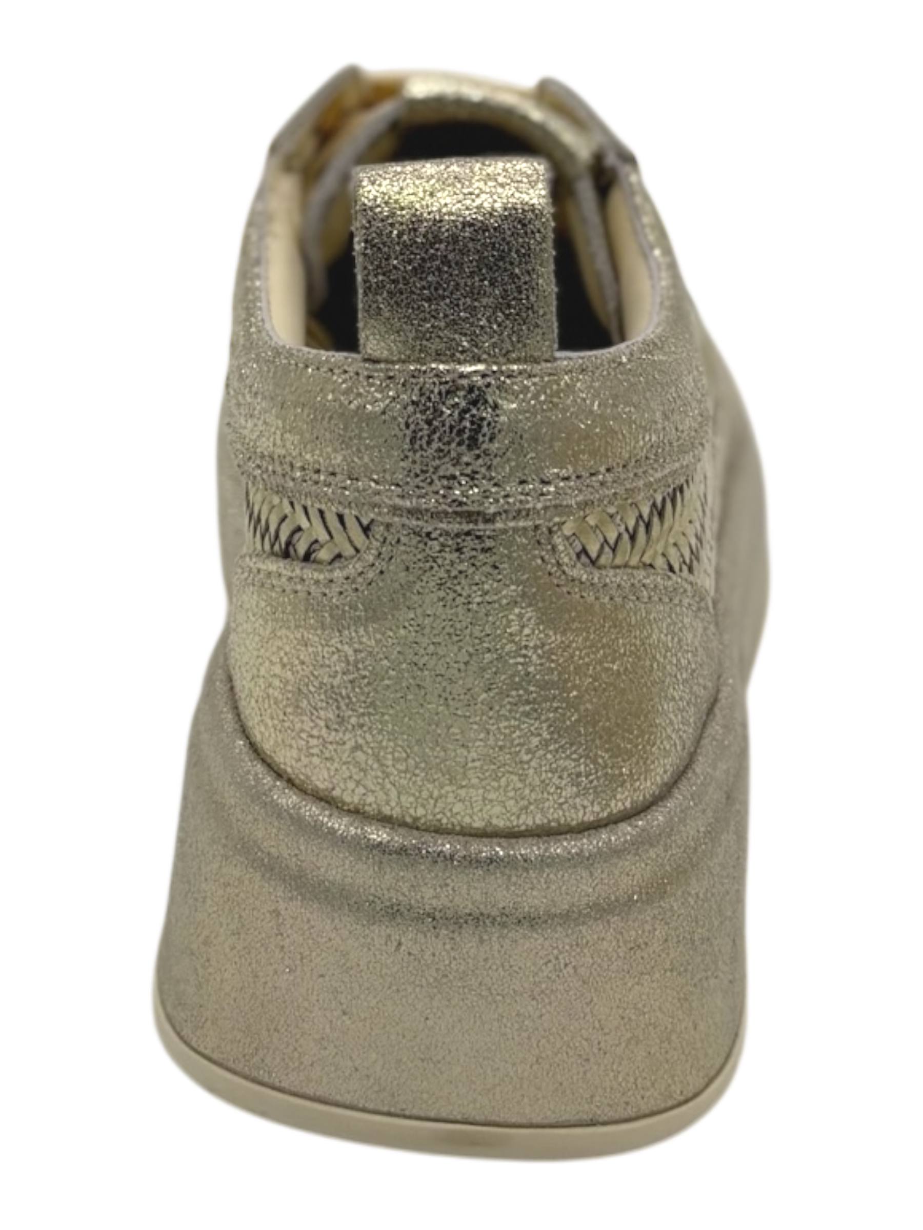 Sneakers pelle donna GIO+ combi Gold -Oliva 56C -