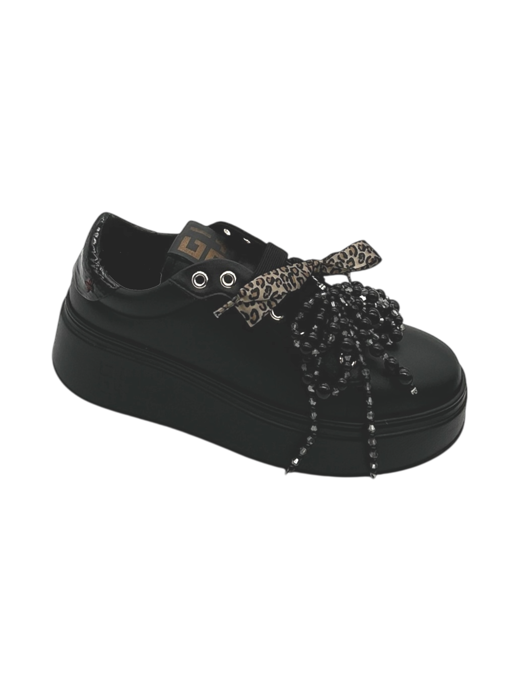 Sneakers pelle donna GIO+ Black - PIA 434 A -