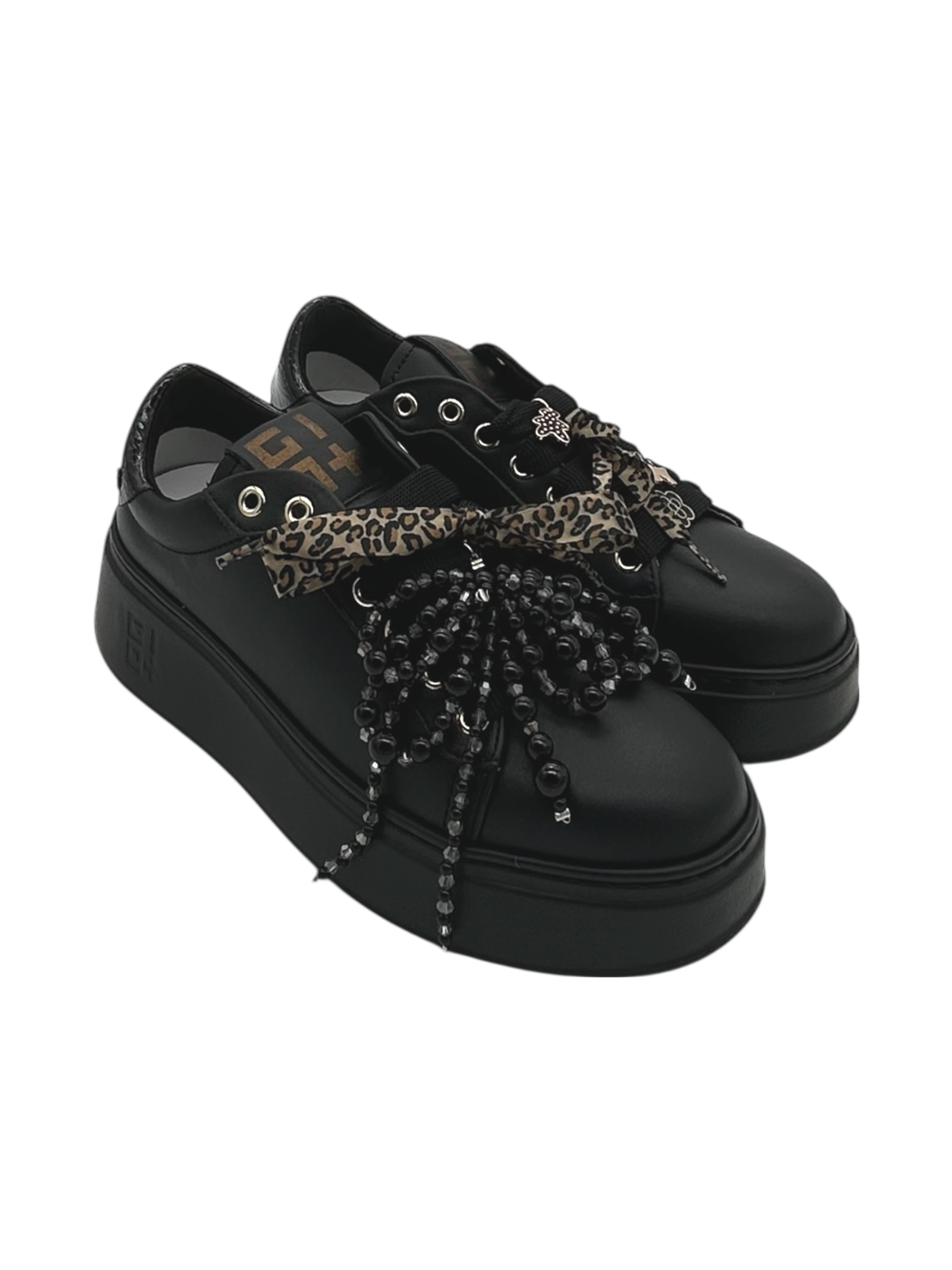 Sneakers pelle donna GIO+ Black - PIA 434 A -