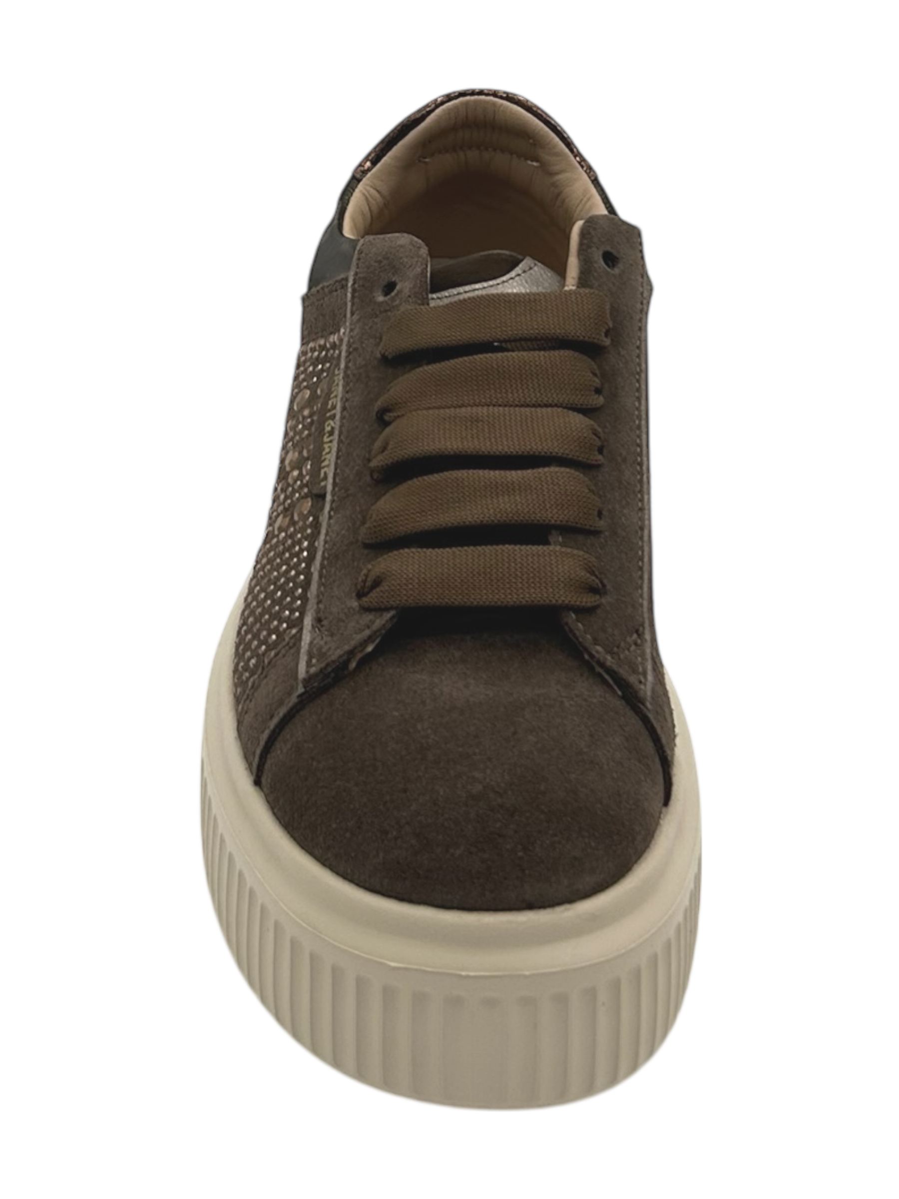 Sneakers pelle donna Janet & Janet Bronzo -J401-