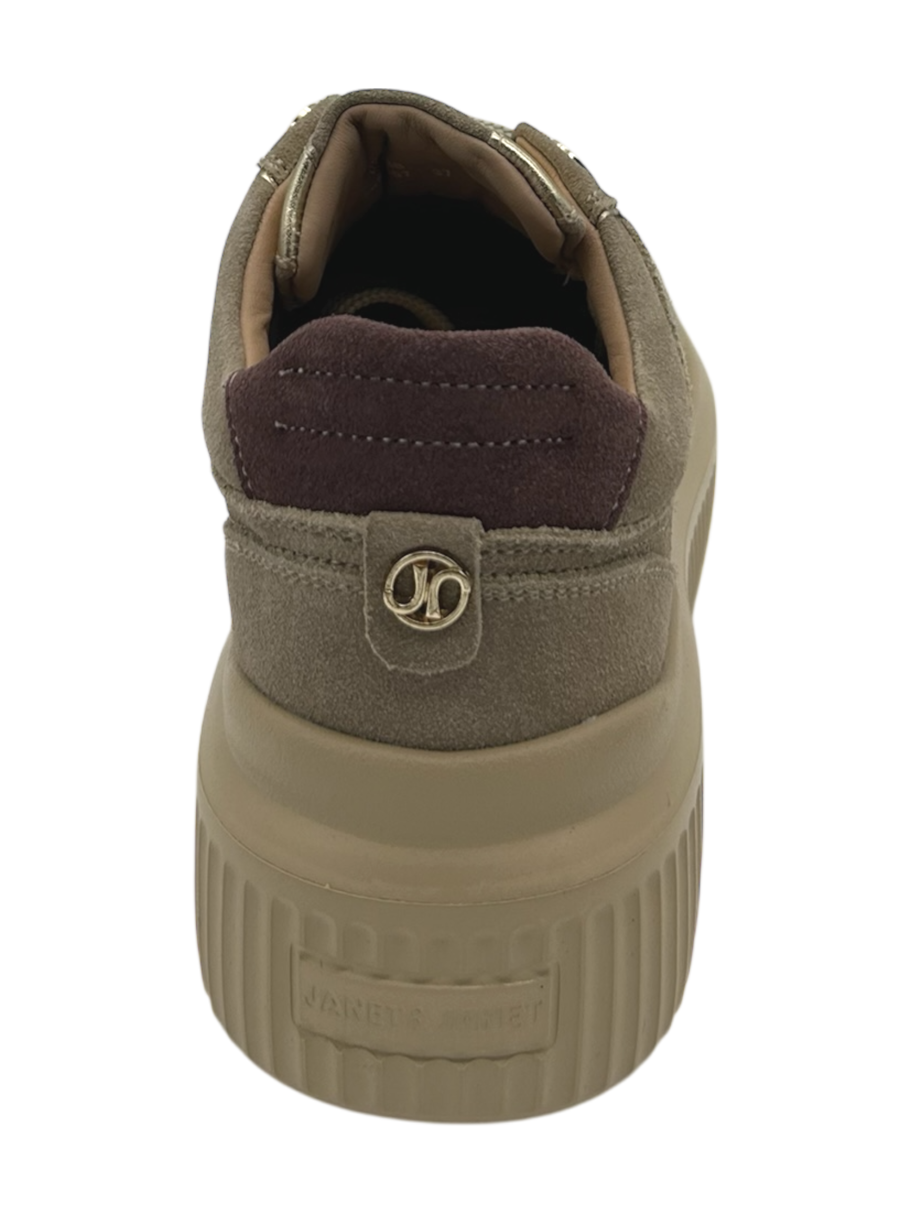 Sneakers pelle donna Janet & Janet Cappuccino -J402-