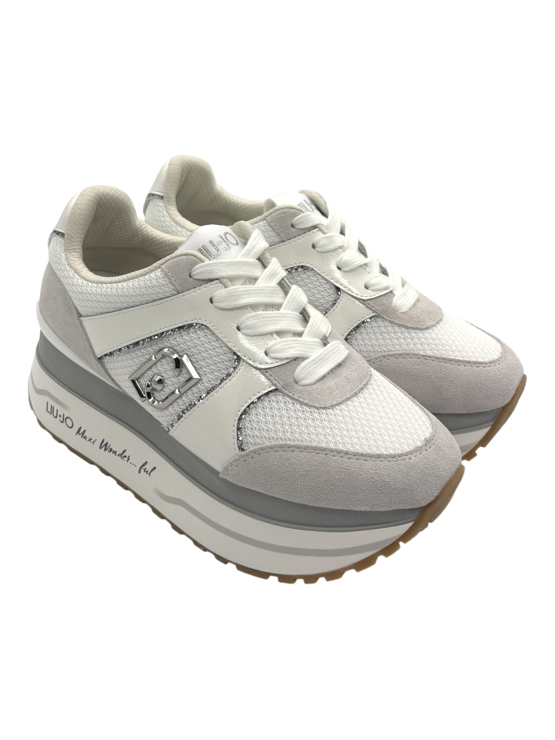 Sneakers pelle LIUJO White - Maxi wonder plus 02-