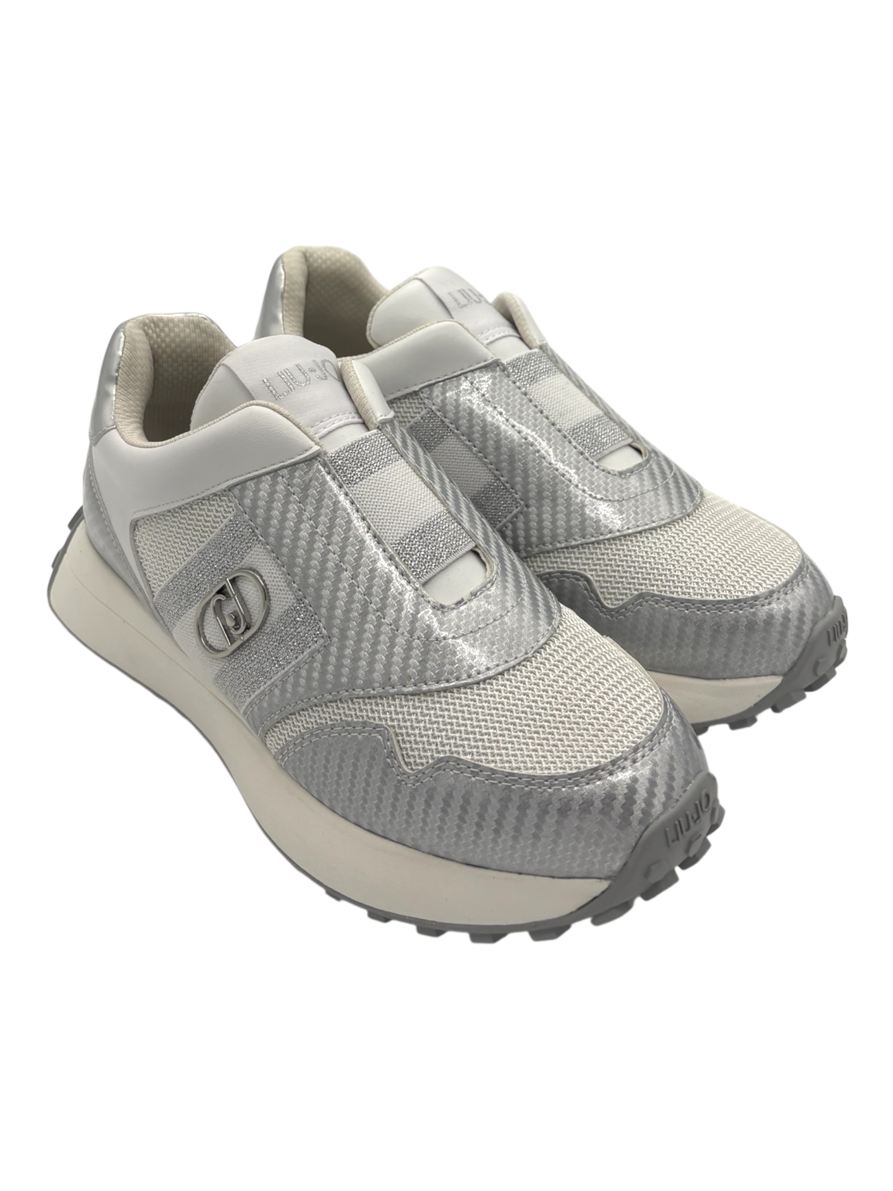 Sneakers pelle LIUJO White/silver - Lolo 21 -