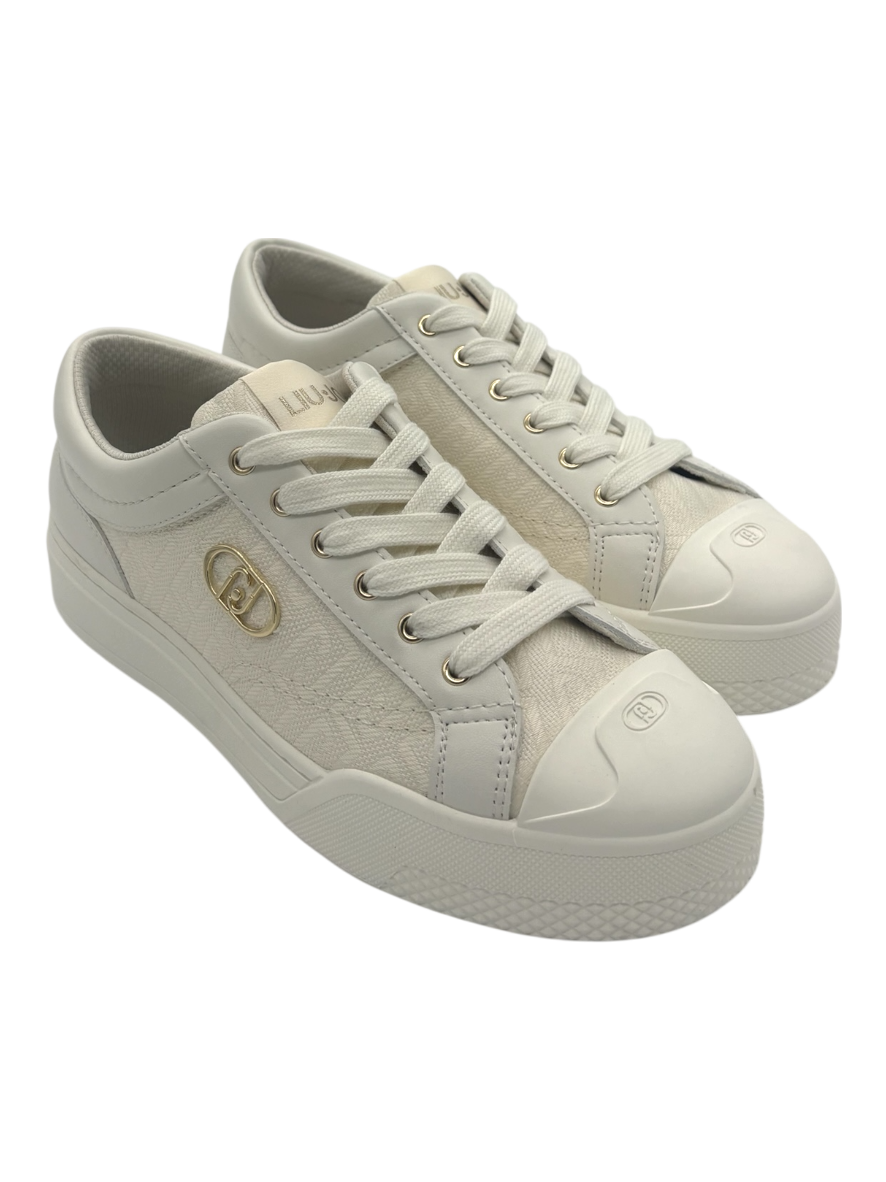 Sneakers pelle LIUJO Beige - Benson 01-