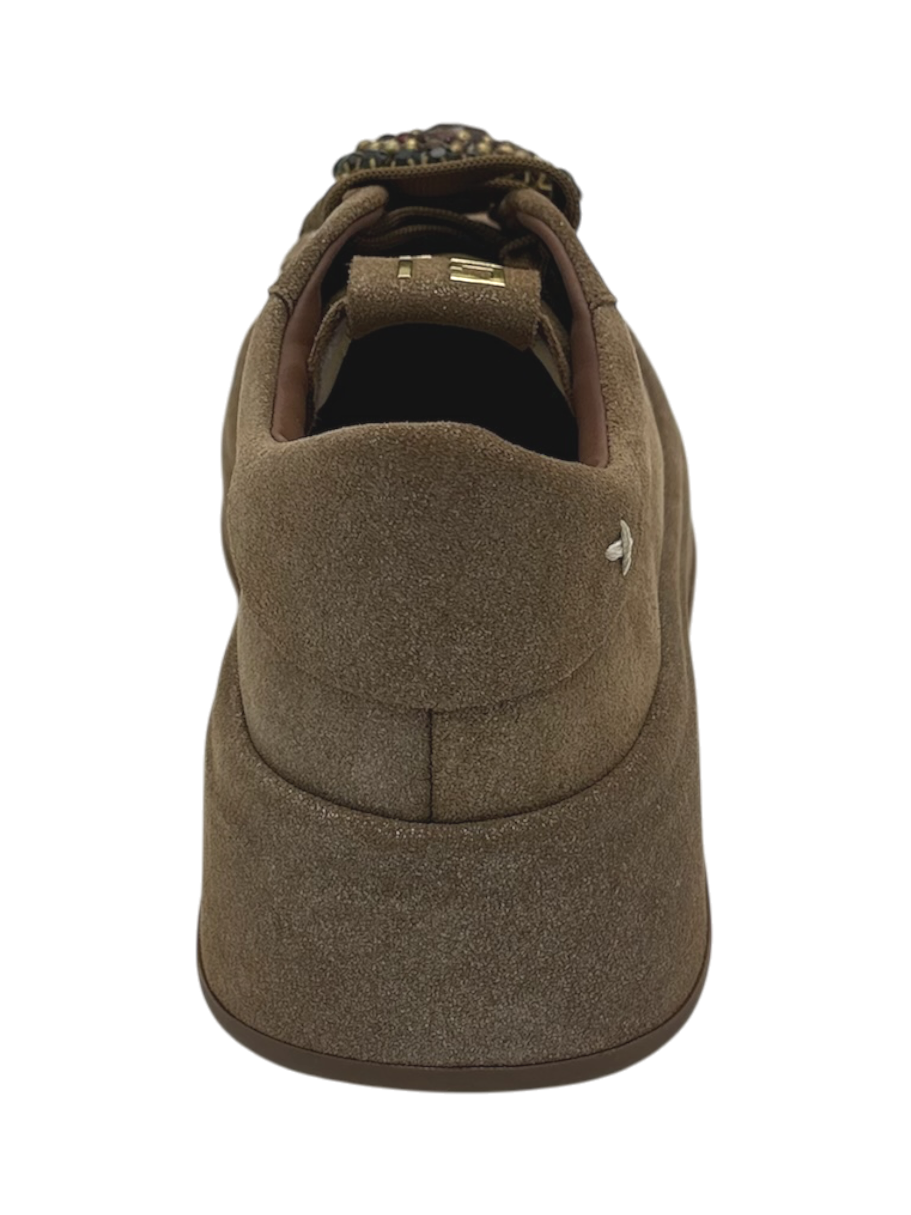 Sneakers Pelle Donna GIO+ Combi Lamé - Oliva 126
