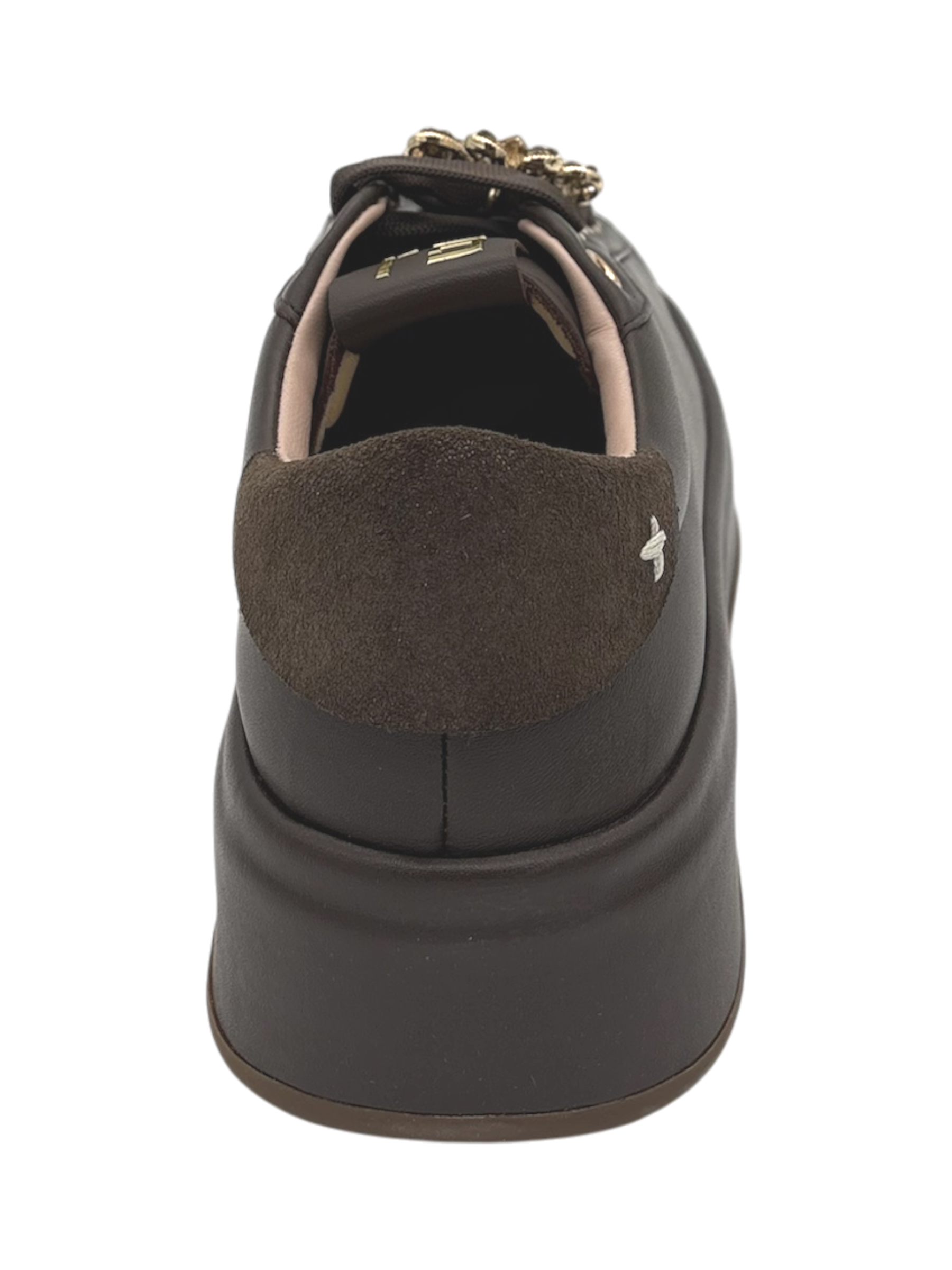 Sneakers Pelle Donna GIO+ Combi Moro - Oliva 120