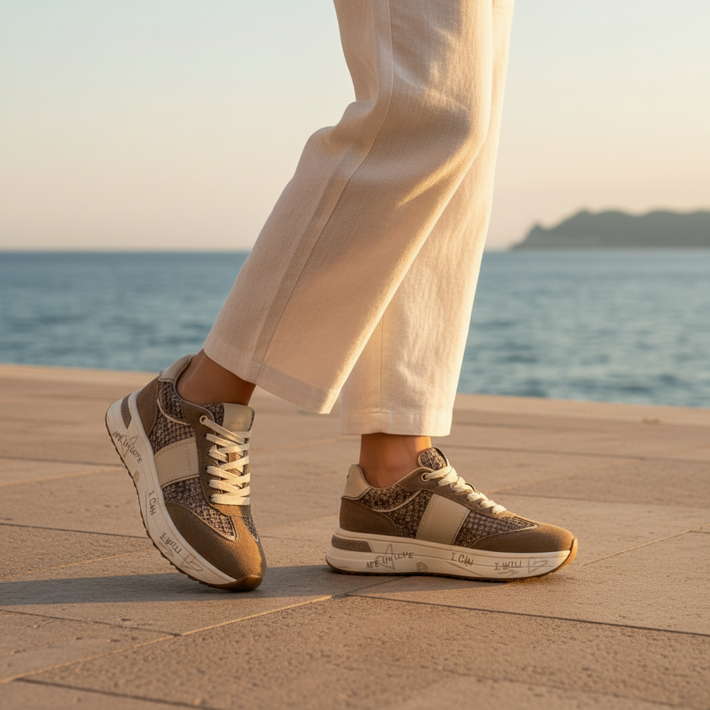 Sneakers Donna Apepazza Cuoio Mallow 01