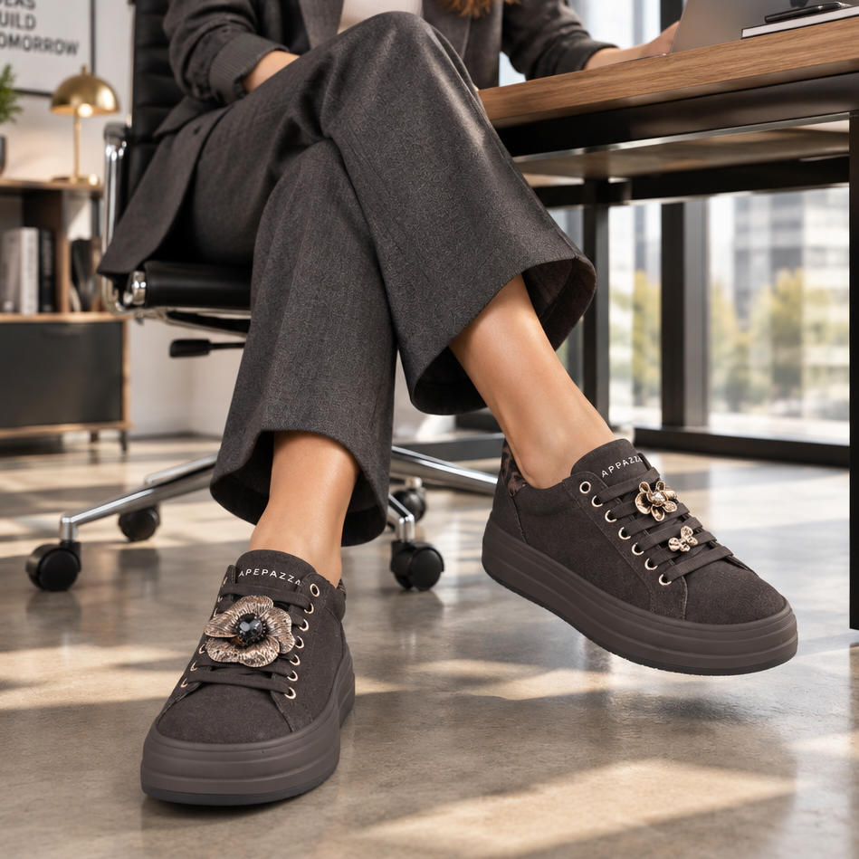 Sneakers donna Apepazza Lifty 34 Elephant
