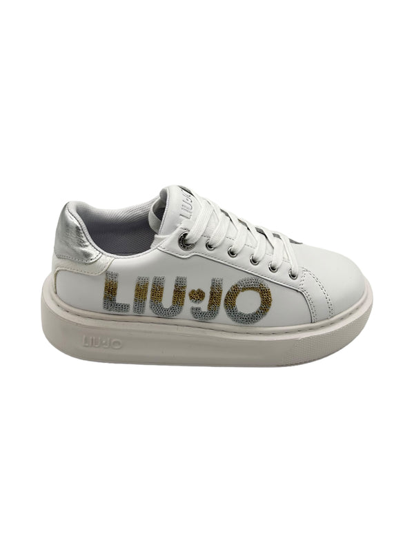 Sneakers LIUJO Calf Leather White Silver - KYLIE 22 -