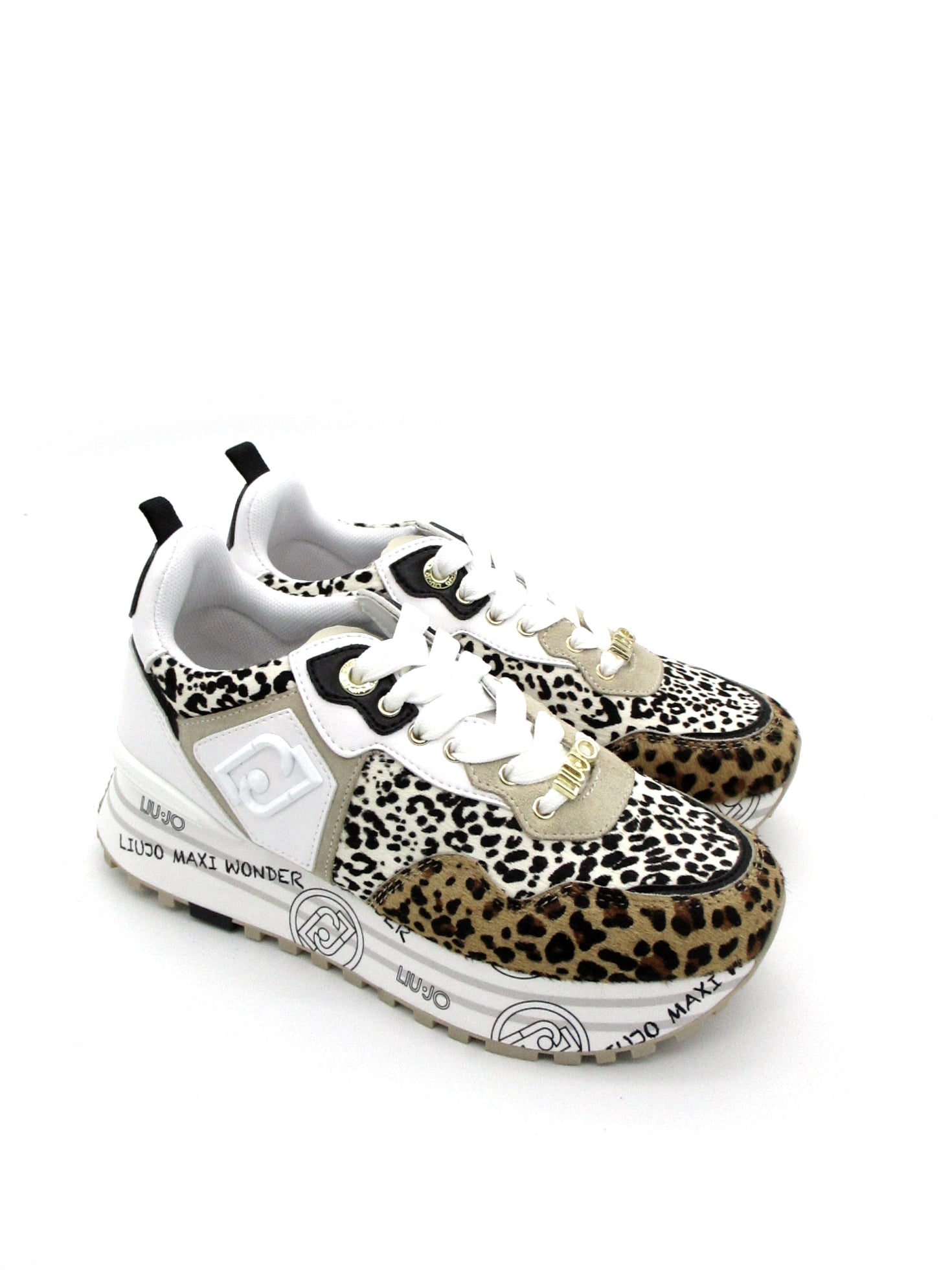 Sneakers LIUJO Pony Leopard - Maxi wonder 01 -
