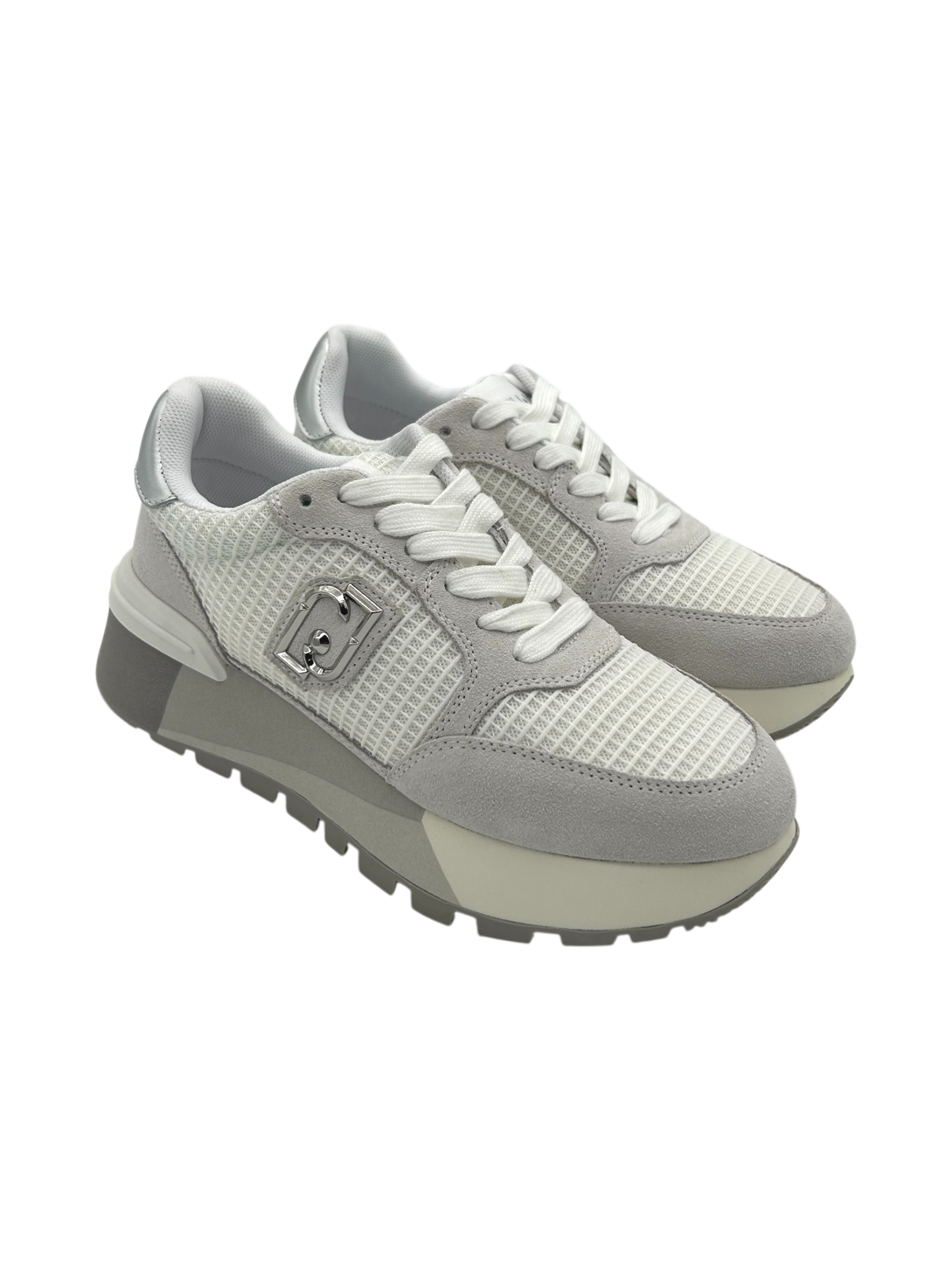 Sneakers LIUJO  White Silver  - Amazing 25 -