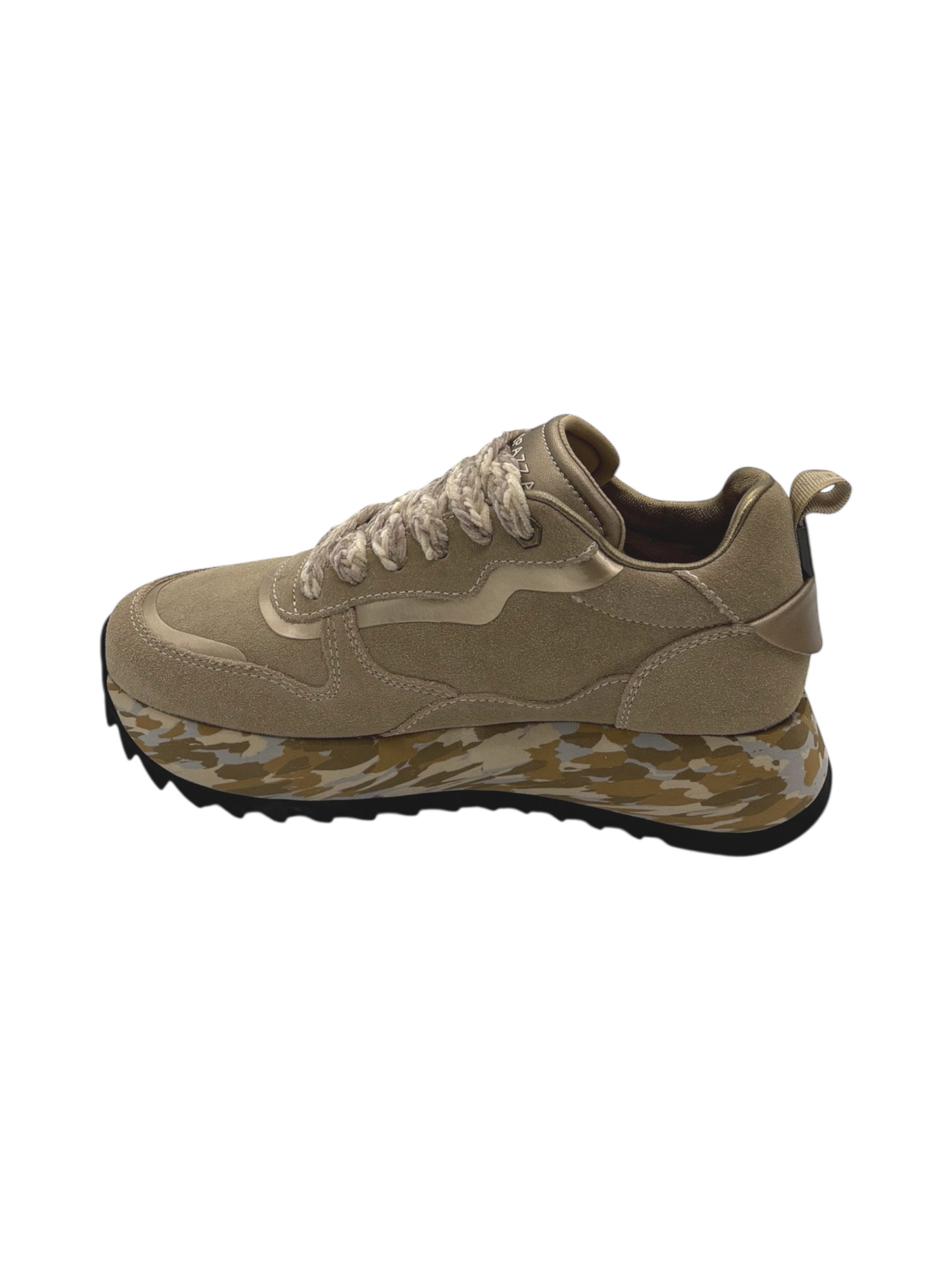 Sneakers donna Apepazza Camouflage Beige  -Fiona-