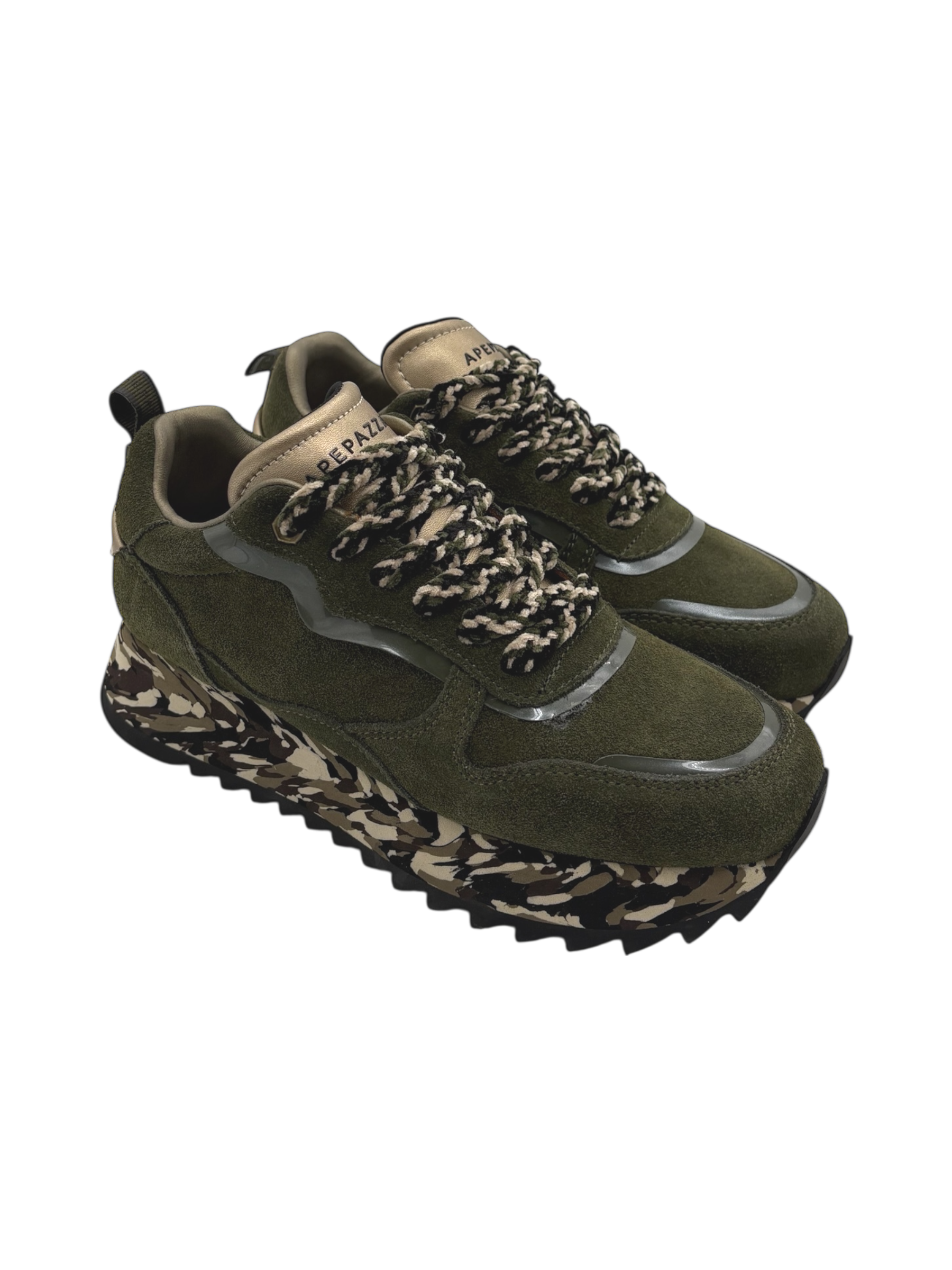 Sneakers donna Apepazza Camouflage military  -Fiona-