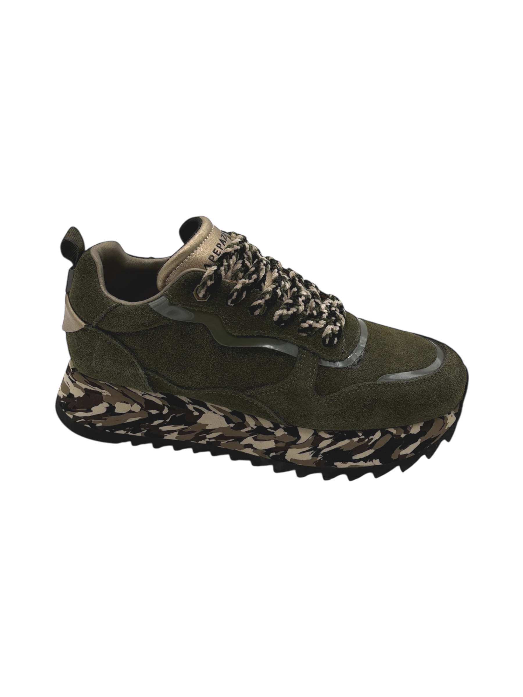 Sneakers donna Apepazza Camouflage military  -Fiona-
