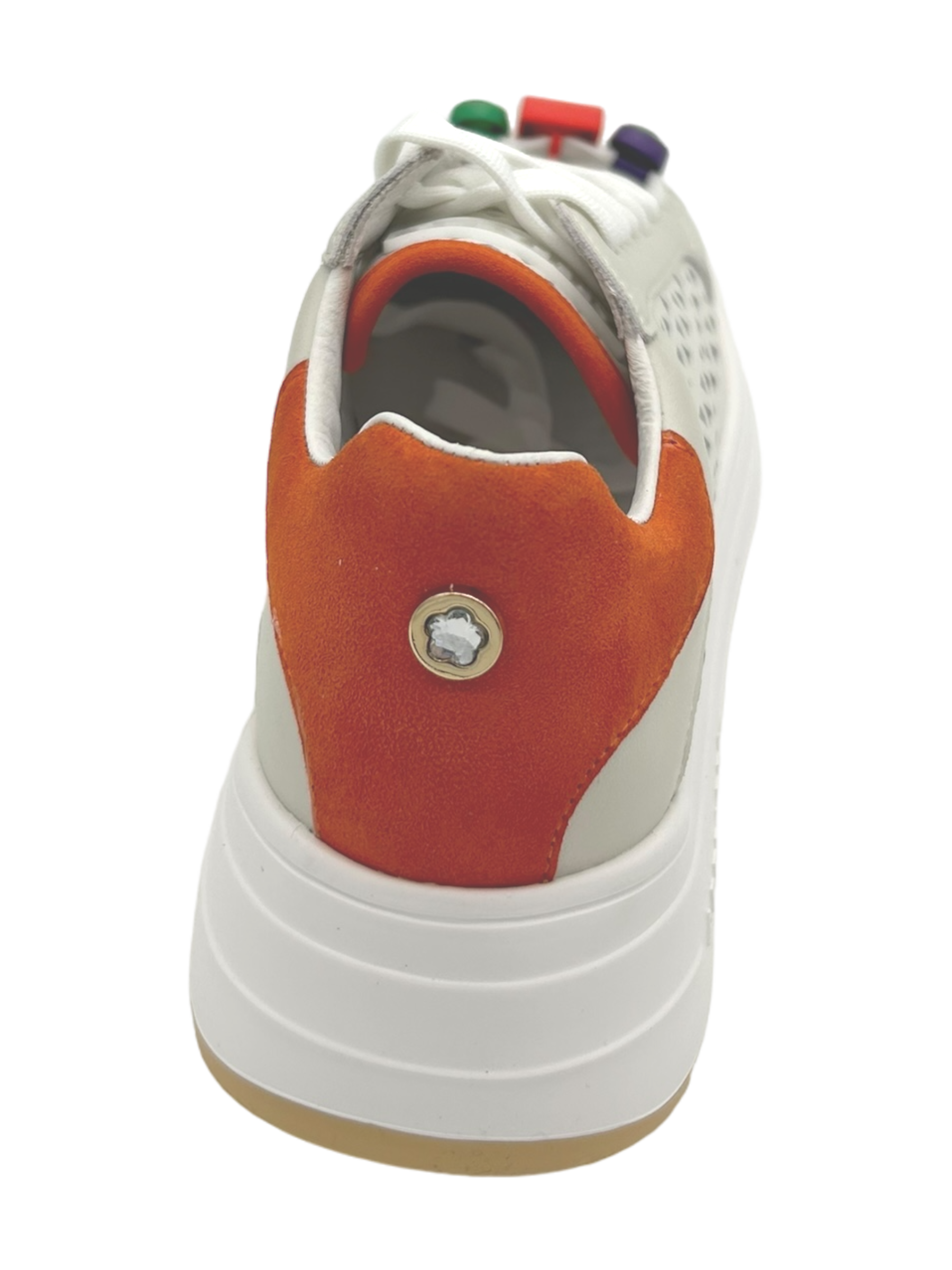 Sneakers donna Apepazza Lamb Orange - Lara -