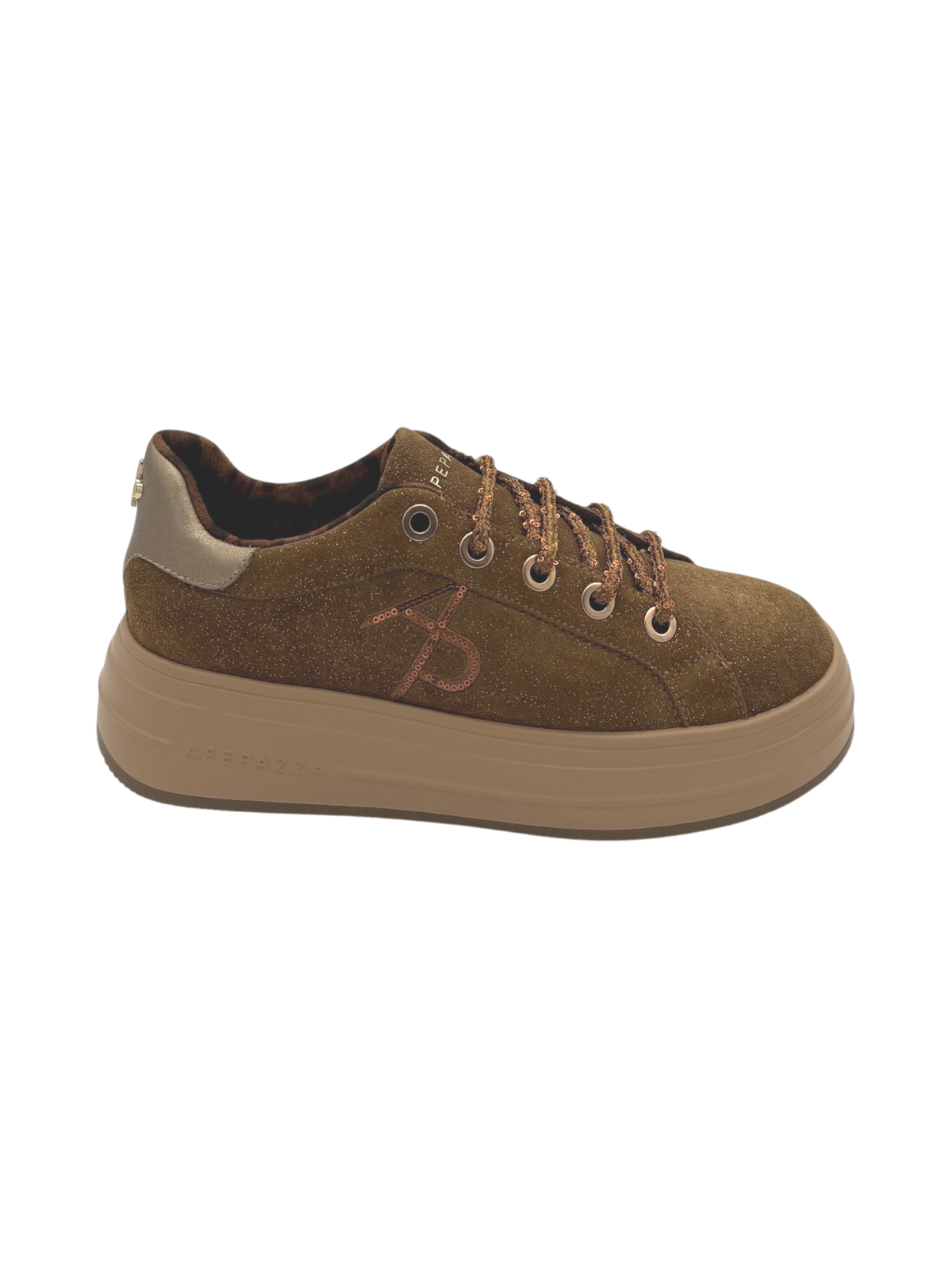 Sneakers donna Apepazza Lifty 29 Cognac