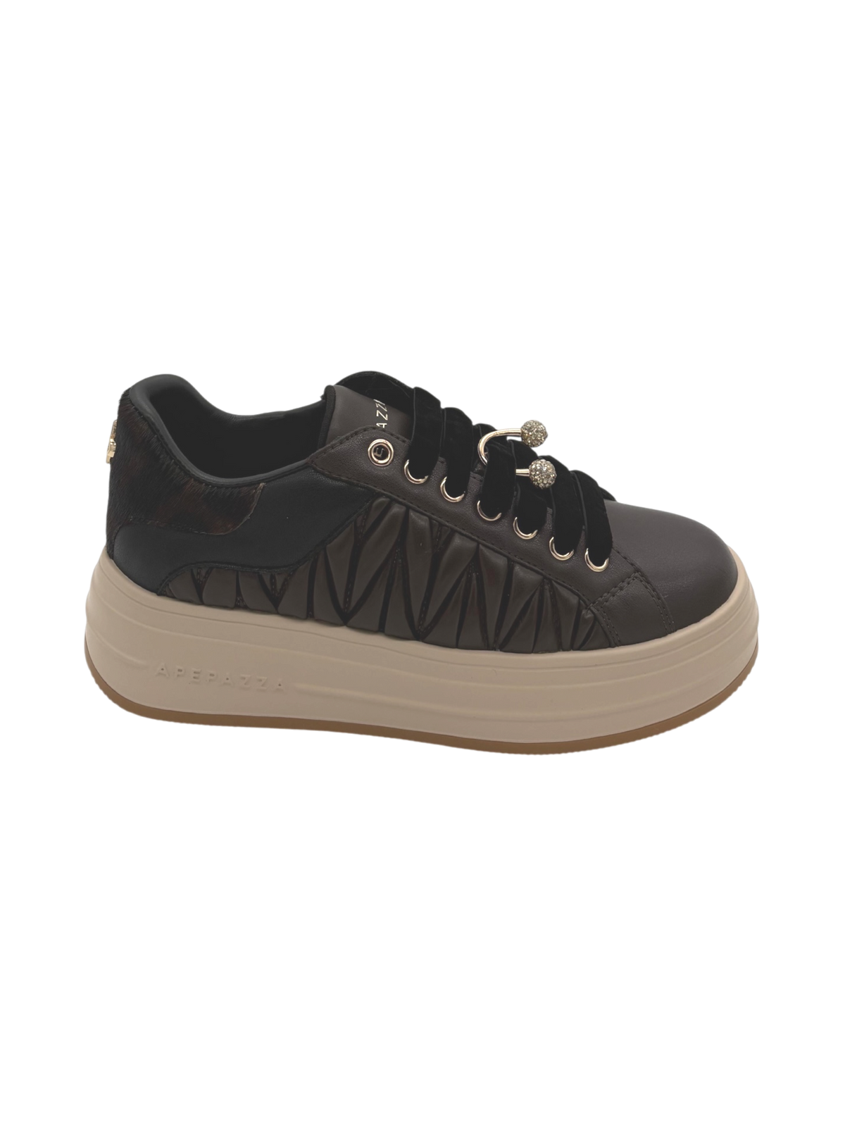 Sneakers donna Apepazza Lifty 15 Dark Brown
