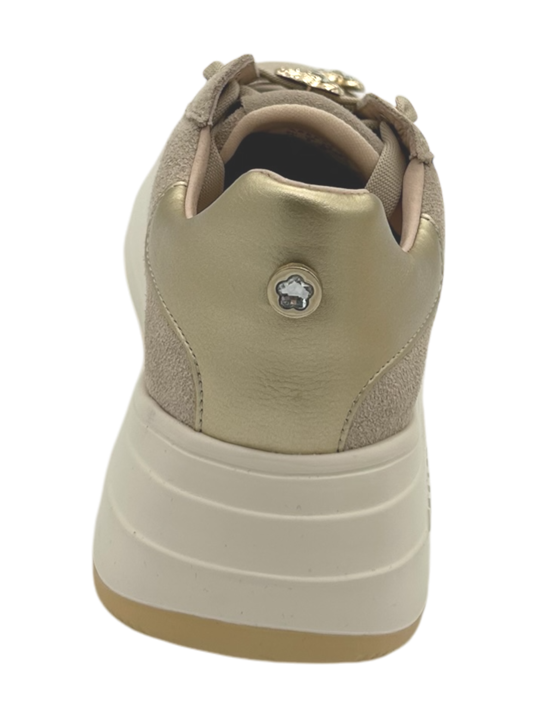 Sneakers donna Apepazza pelle scamosciata Beige - Lucrezia -