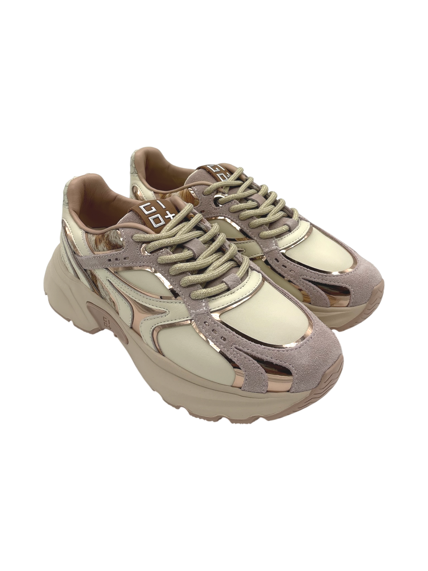 Sneakers pelle donna GIO+ Combi Sahara Dalia 33