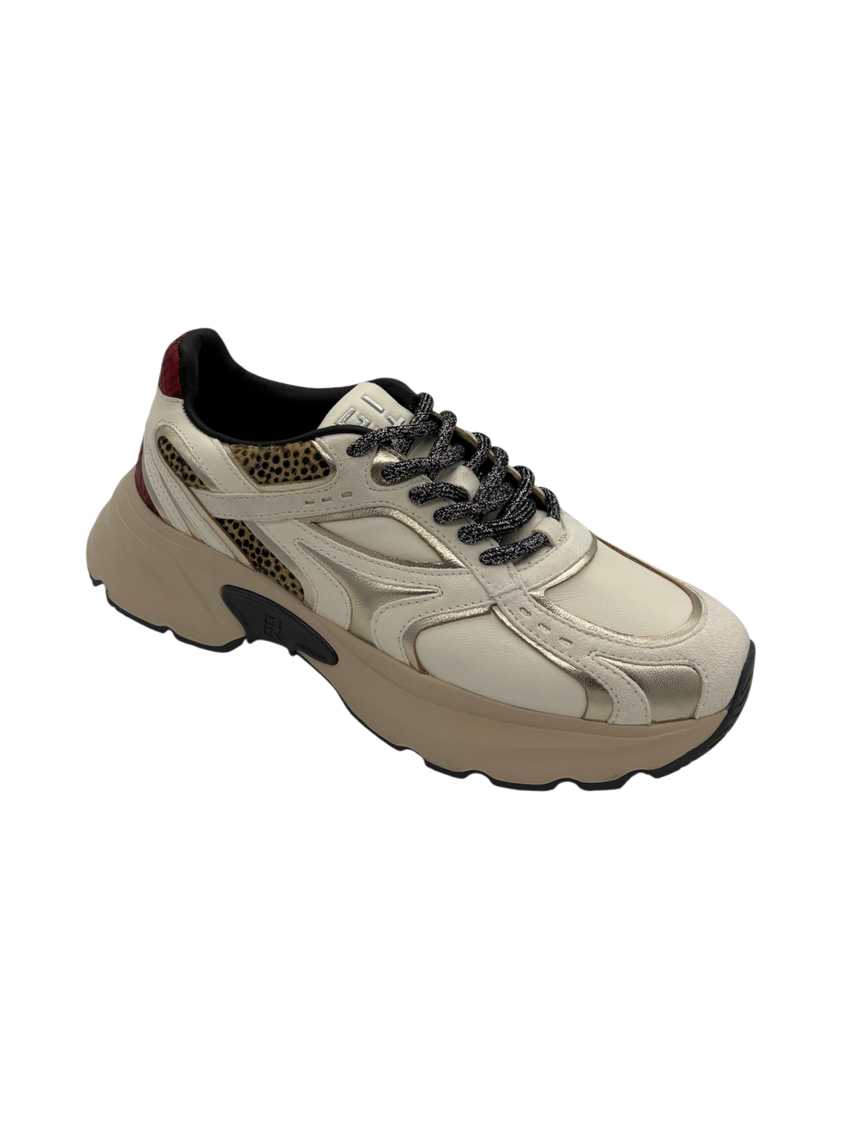Sneakers donna GIO+ Combi Gold Dalia 36 in pelle