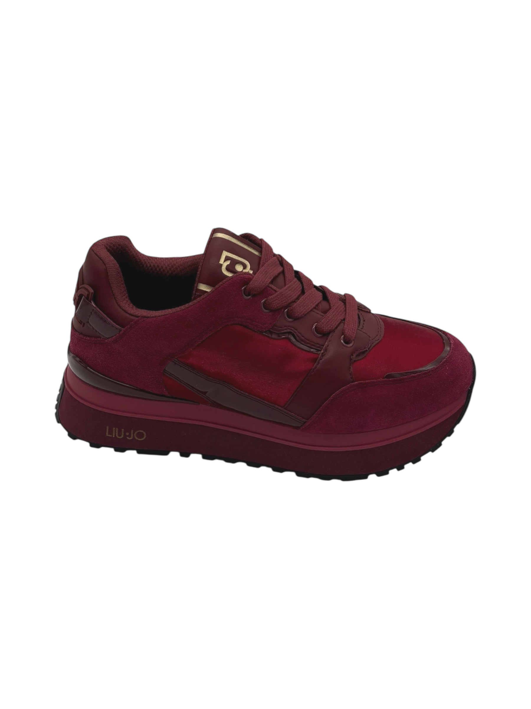Sneakers pelle LIUJO Lampone  - Maxi Wonder 91 -