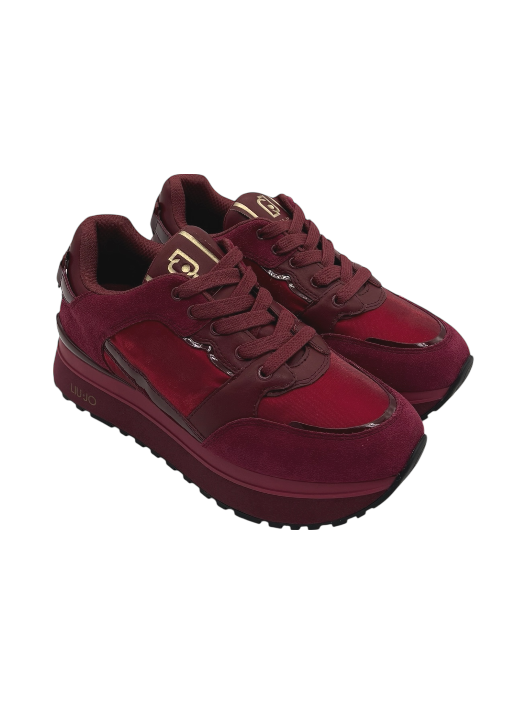 Sneakers pelle LIUJO Lampone  - Maxi Wonder 91 -