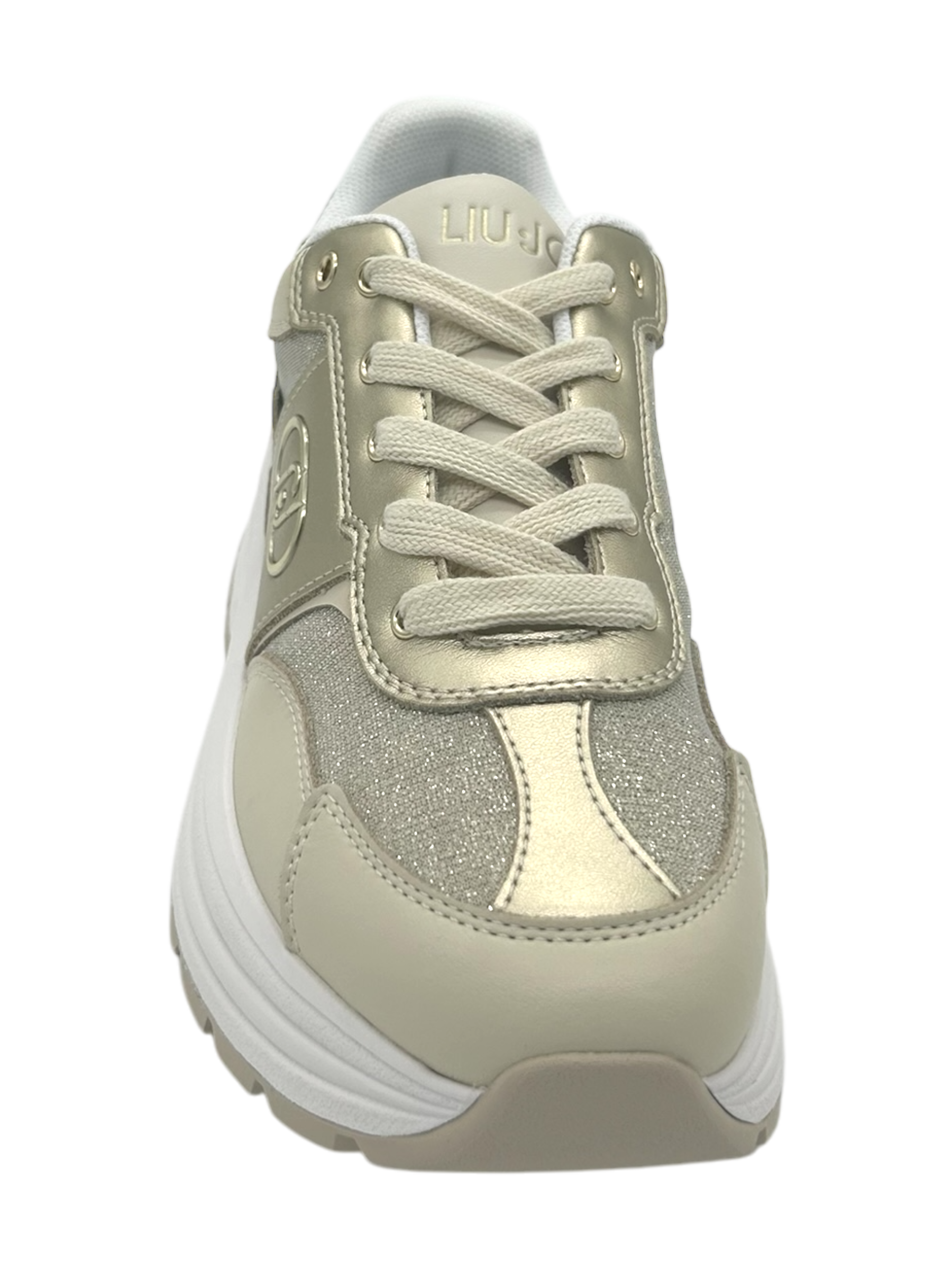 Sneakers pelle LIUJO  Light Gold  - Eva 02 -