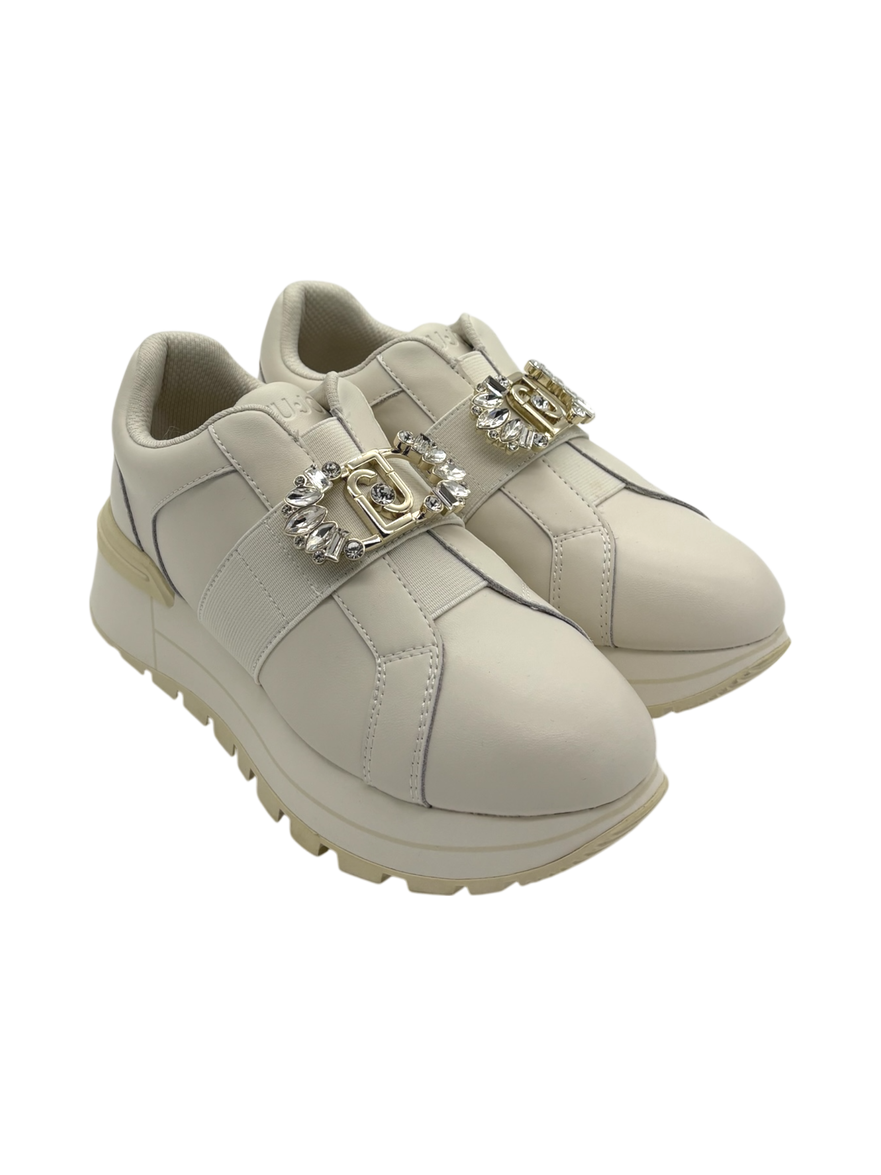 Sneakers pelle LIUJO Milk  - Amazing 40 -