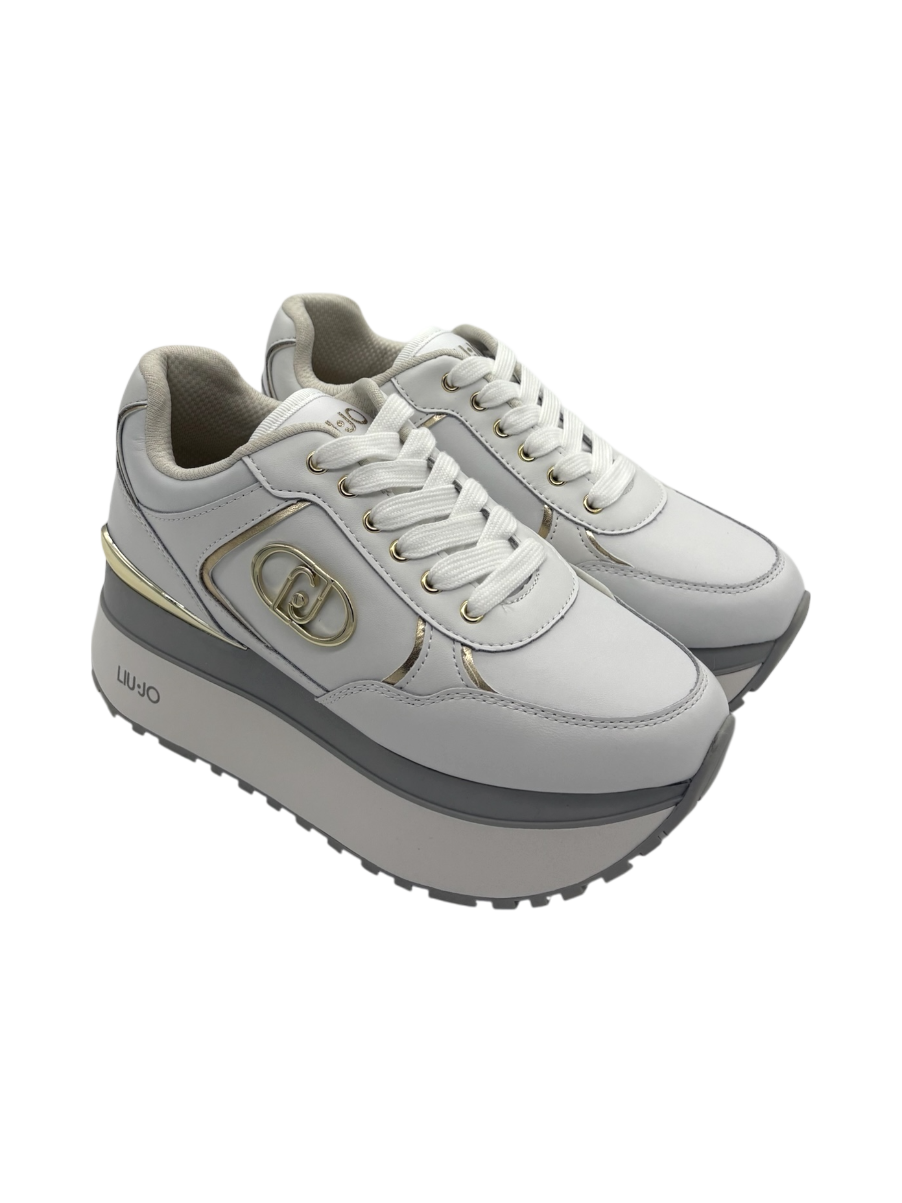 Sneakers pelle LIUJO White  - Maxi Wonder plus 01 -